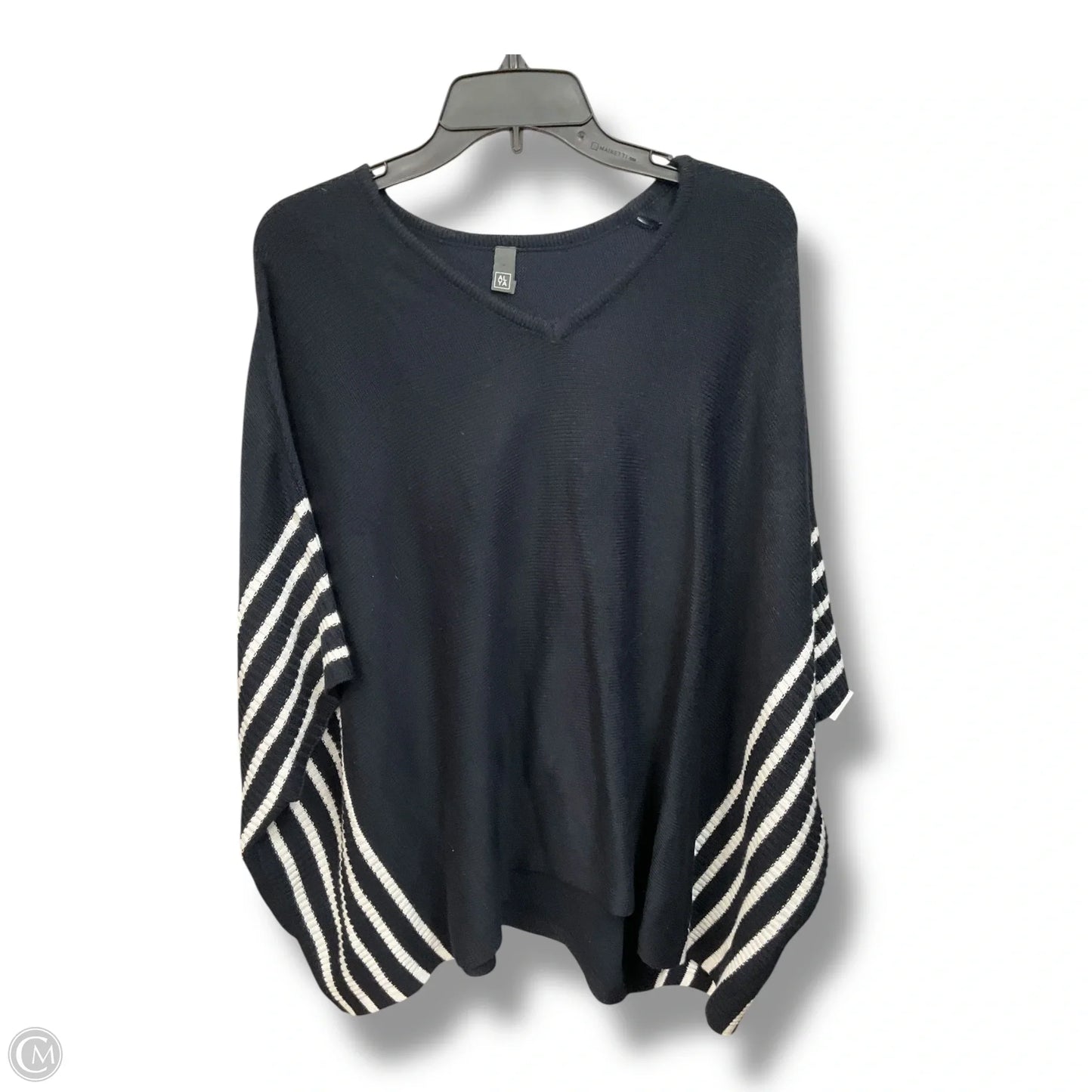 Poncho By Alya In Navy, Size: M