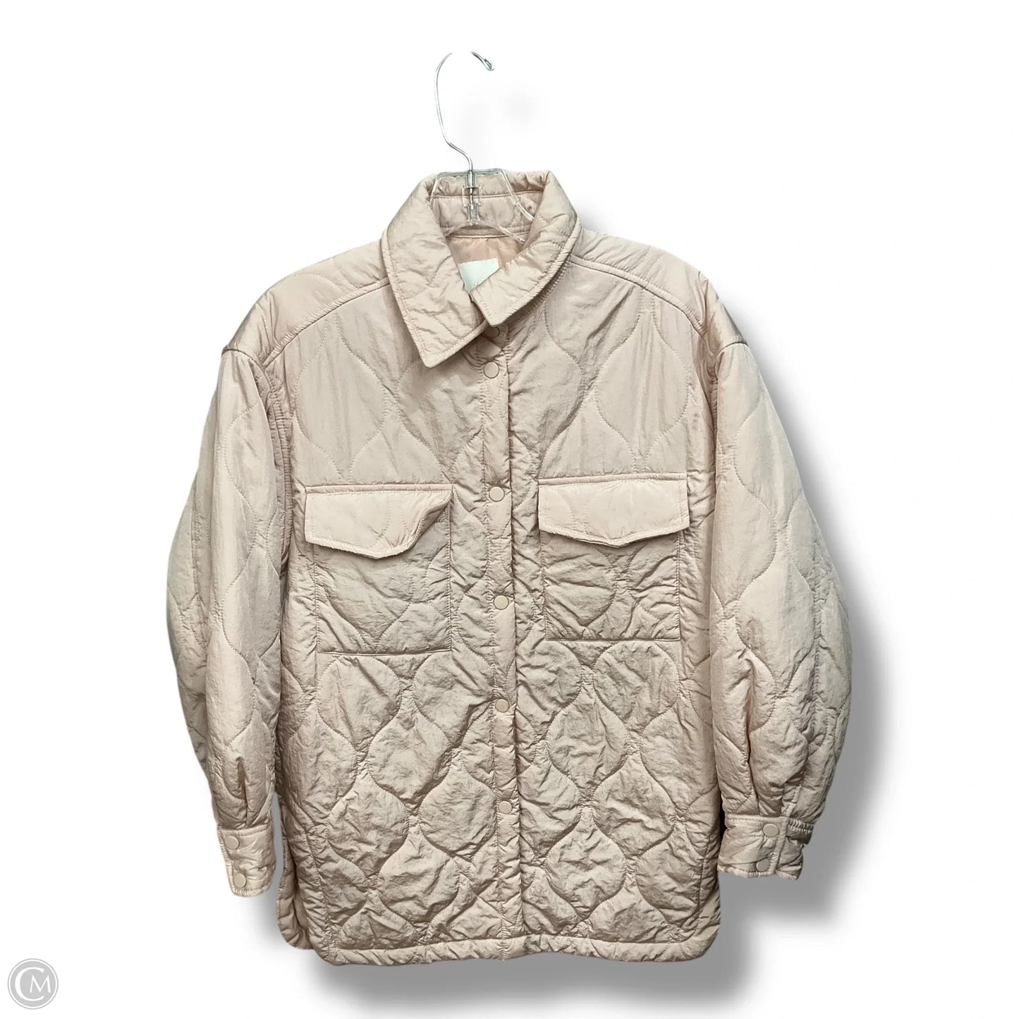 Coat Puffer & Quilted By H&m In Pink, Size: Xs