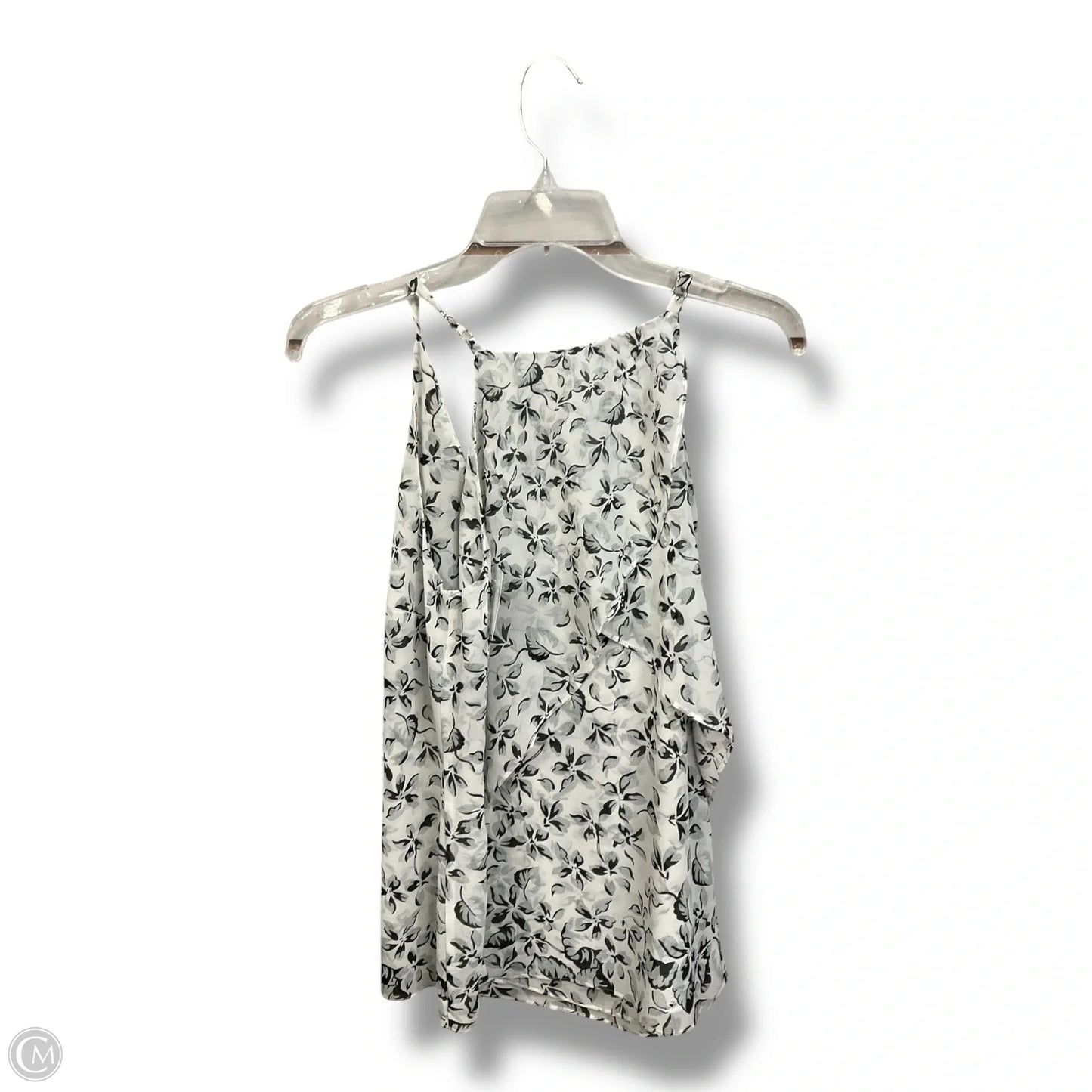 Top Sleeveless By Cabi In Floral Print, Size: S