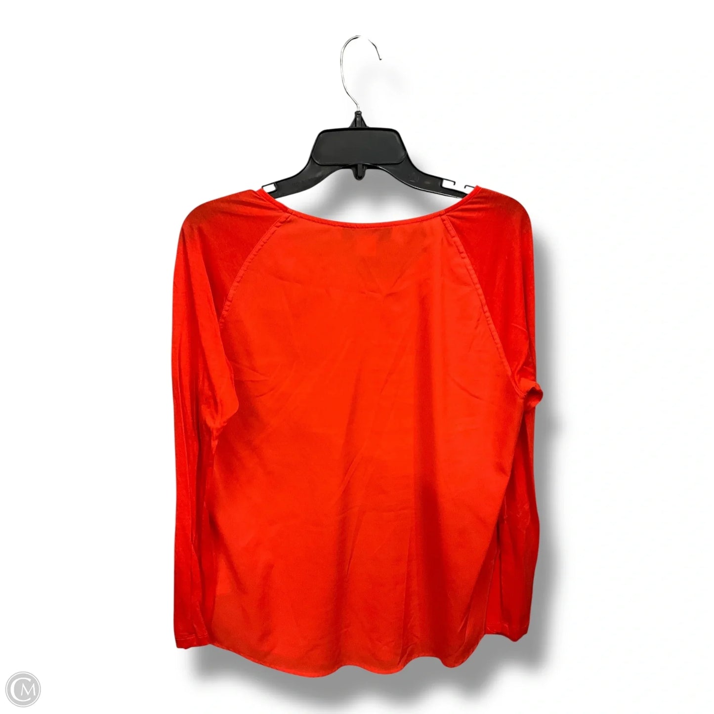 Top Long Sleeve By French Connection In Orange, Size: L