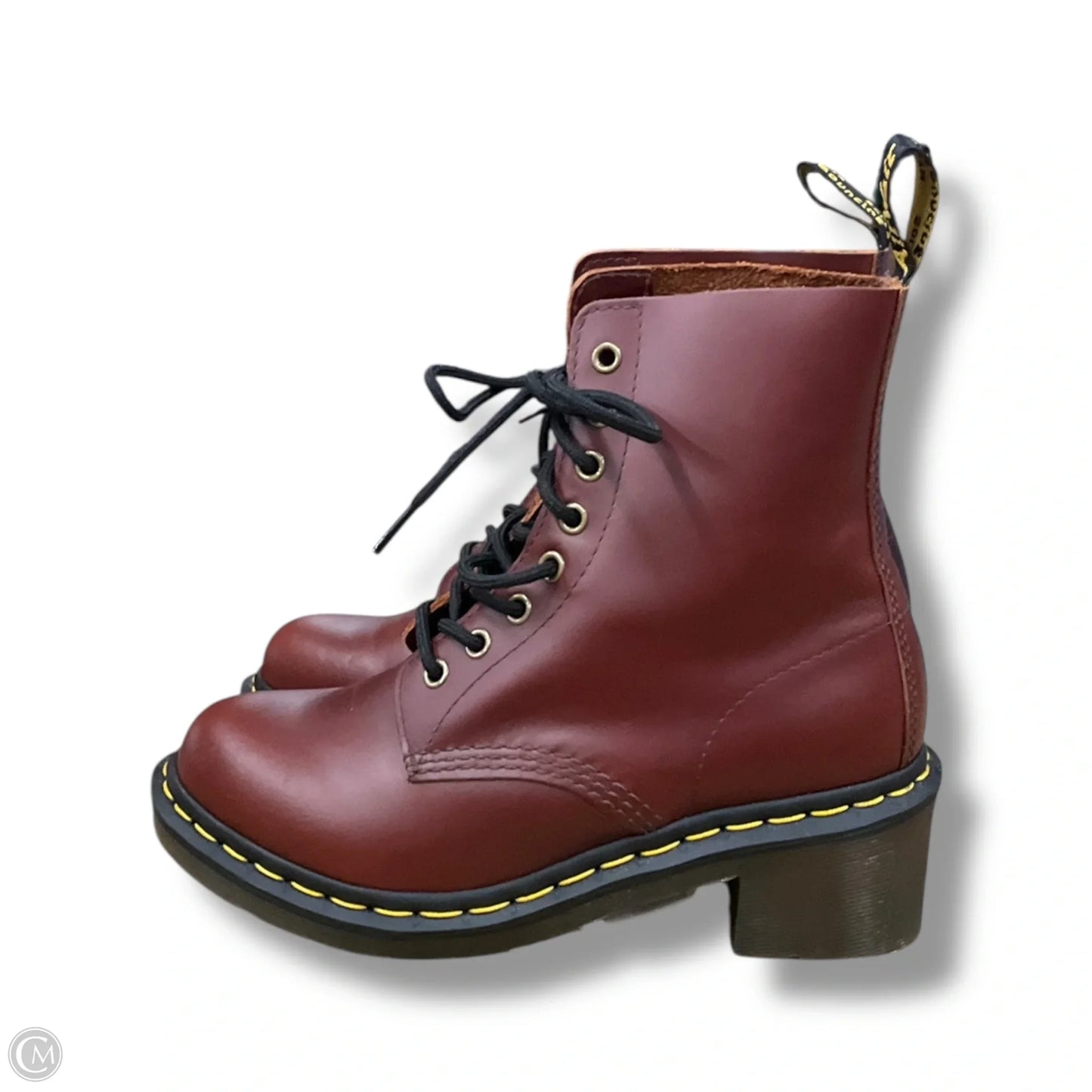 Boots Ankle Heels By Dr Martens In Copper, Size: 7