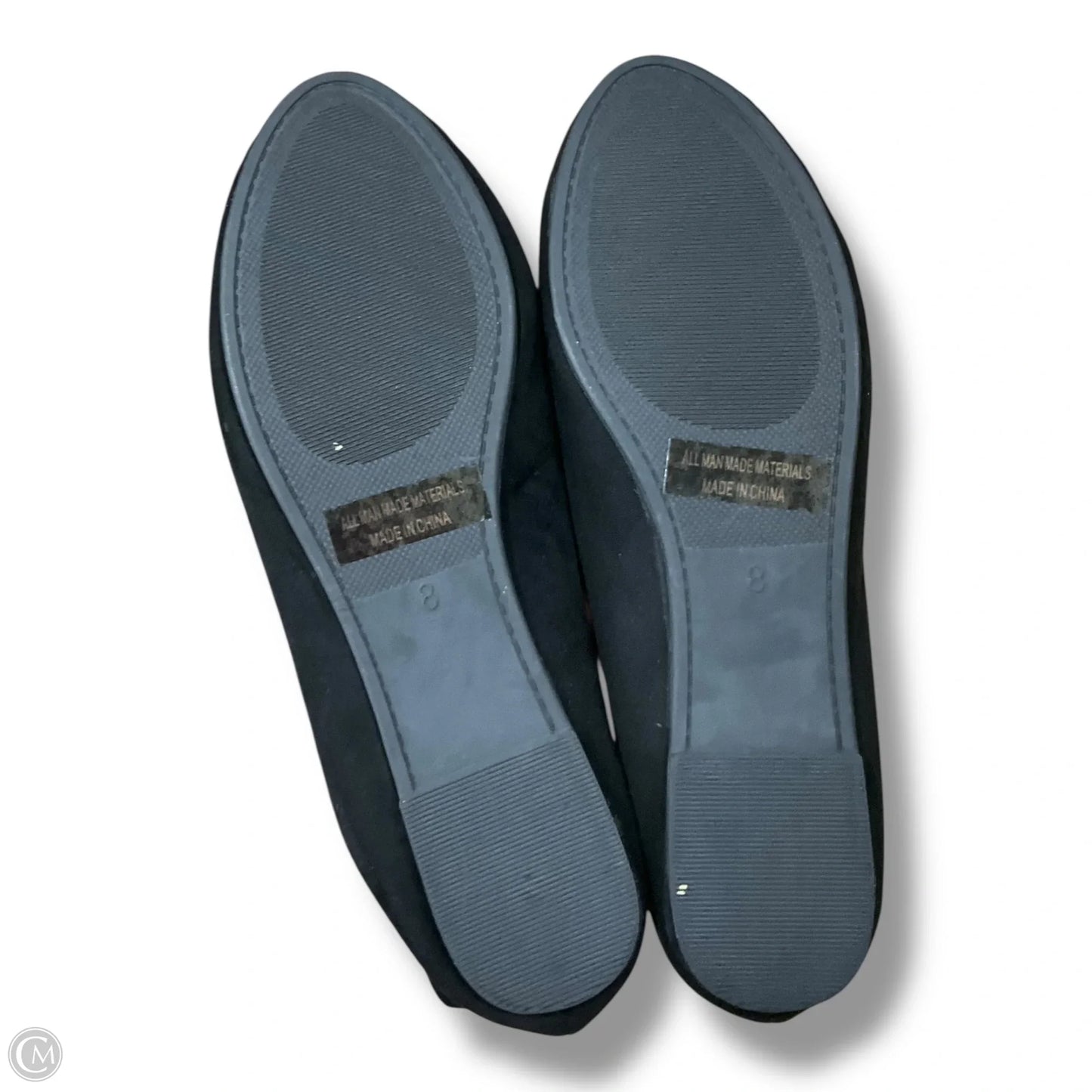 Shoes Flats By Clothes Mentor In Black, Size: 8