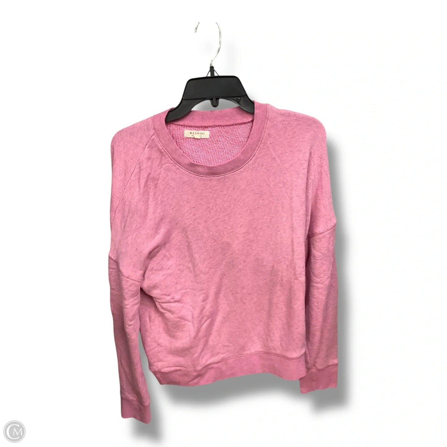 Top Long Sleeve By Madewell In Pink, Size: L