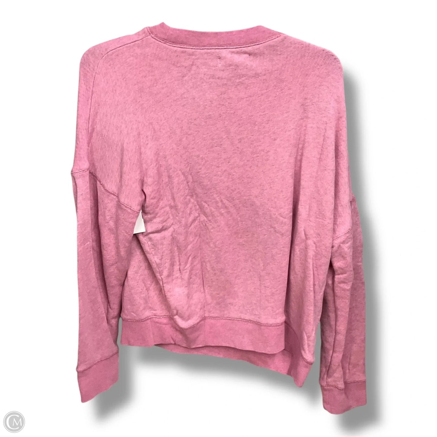 Top Long Sleeve By Madewell In Pink, Size: L