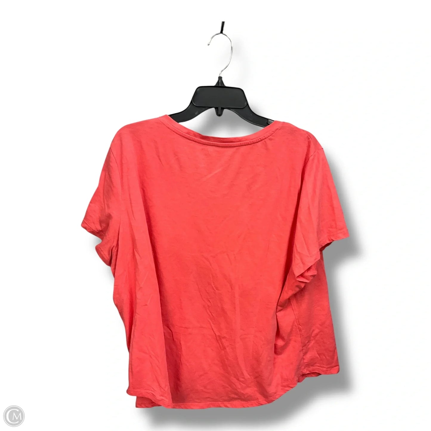 Top Short Sleeve Basic By Falls Creek In Pink, Size: 3x