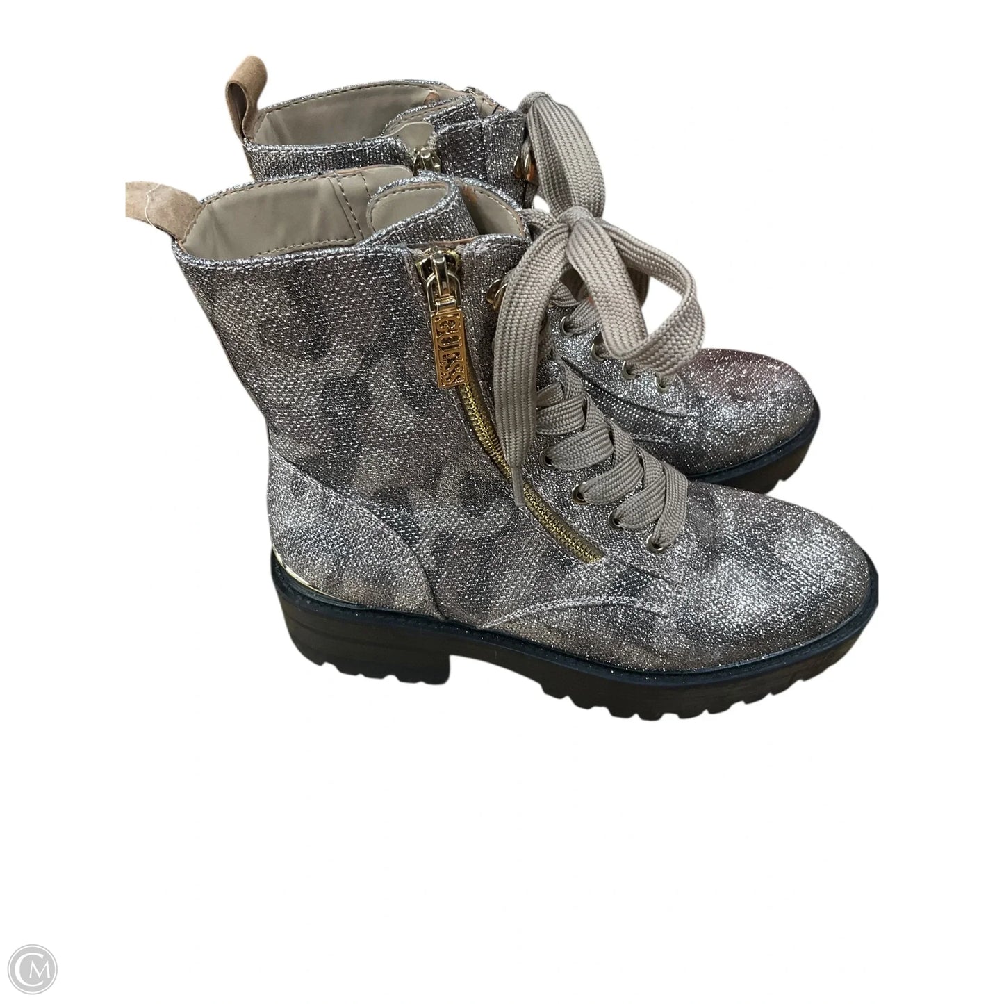 Boots Combat By Guess In Animal Print, Size: 8