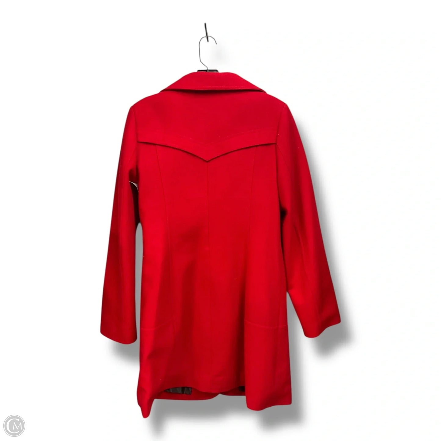 Coat Peacoat By Worthington In Red, Size: M