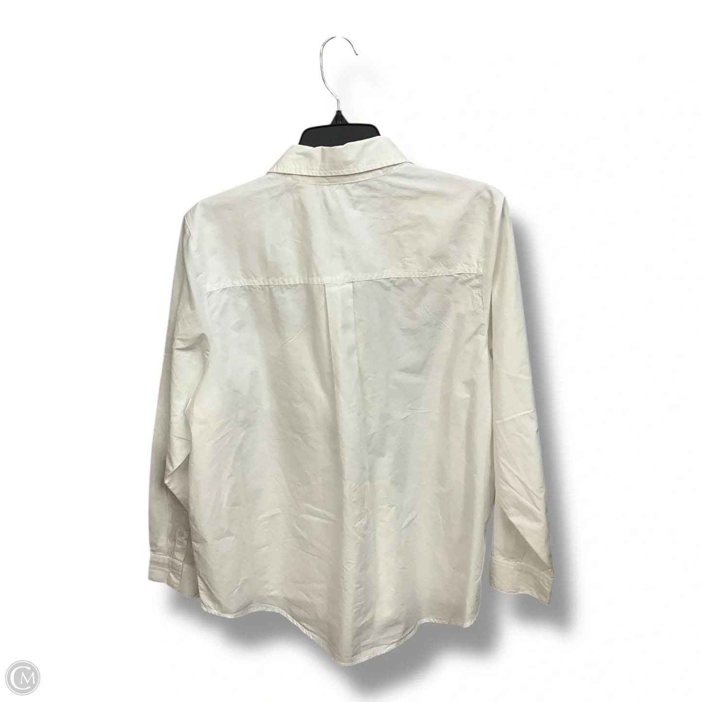 Blouse Long Sleeve By Style And Company In White, Size: 1x