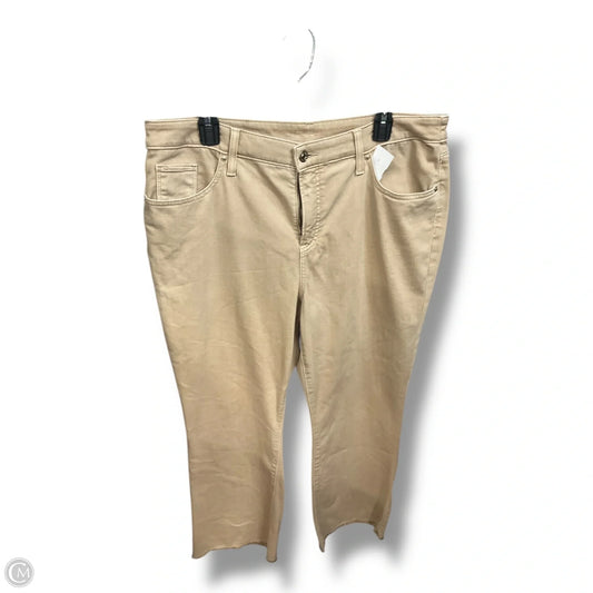Pants Other By Chicos In Tan Denim, Size: 14