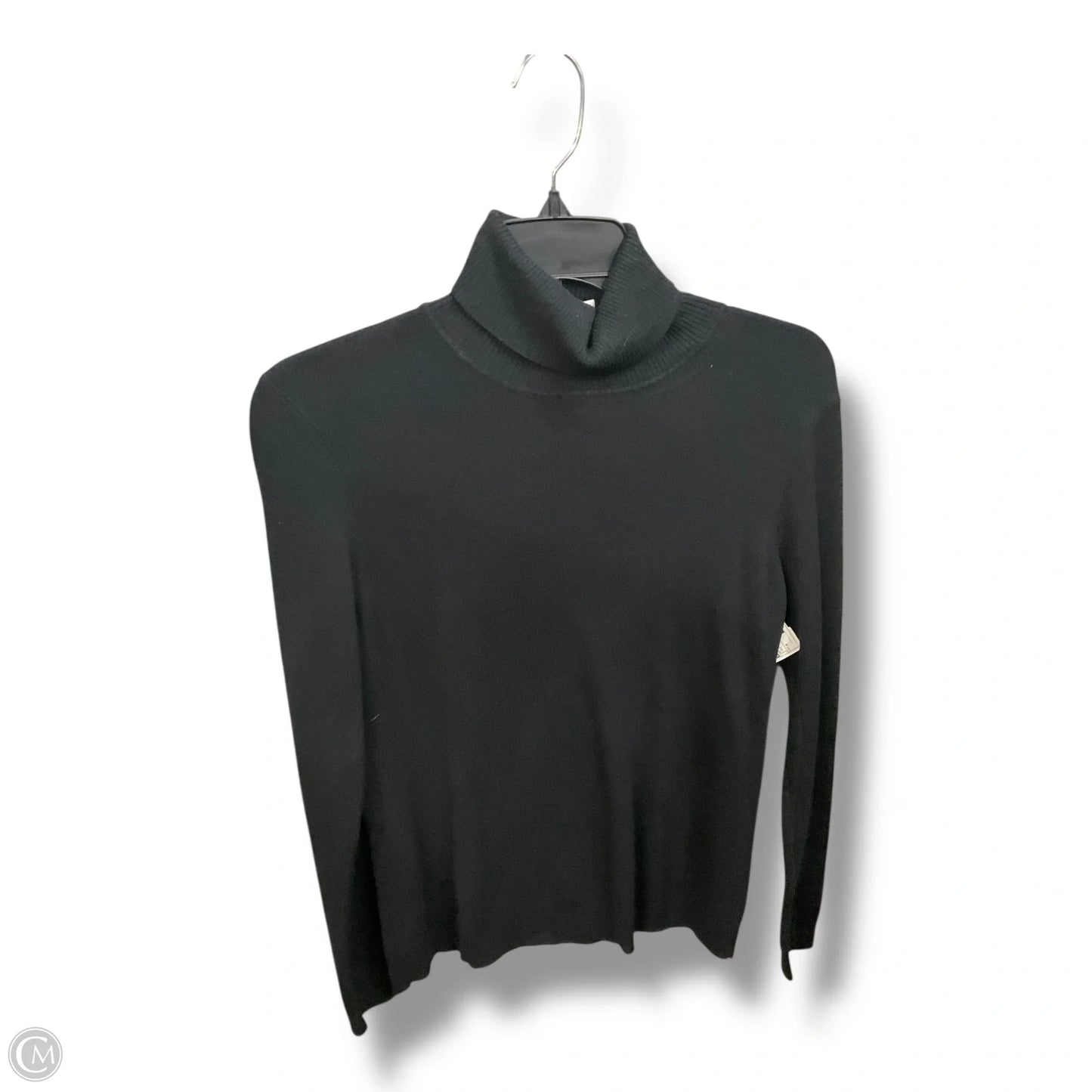 Top Long Sleeve Basic By Chicos In Black, Size: M