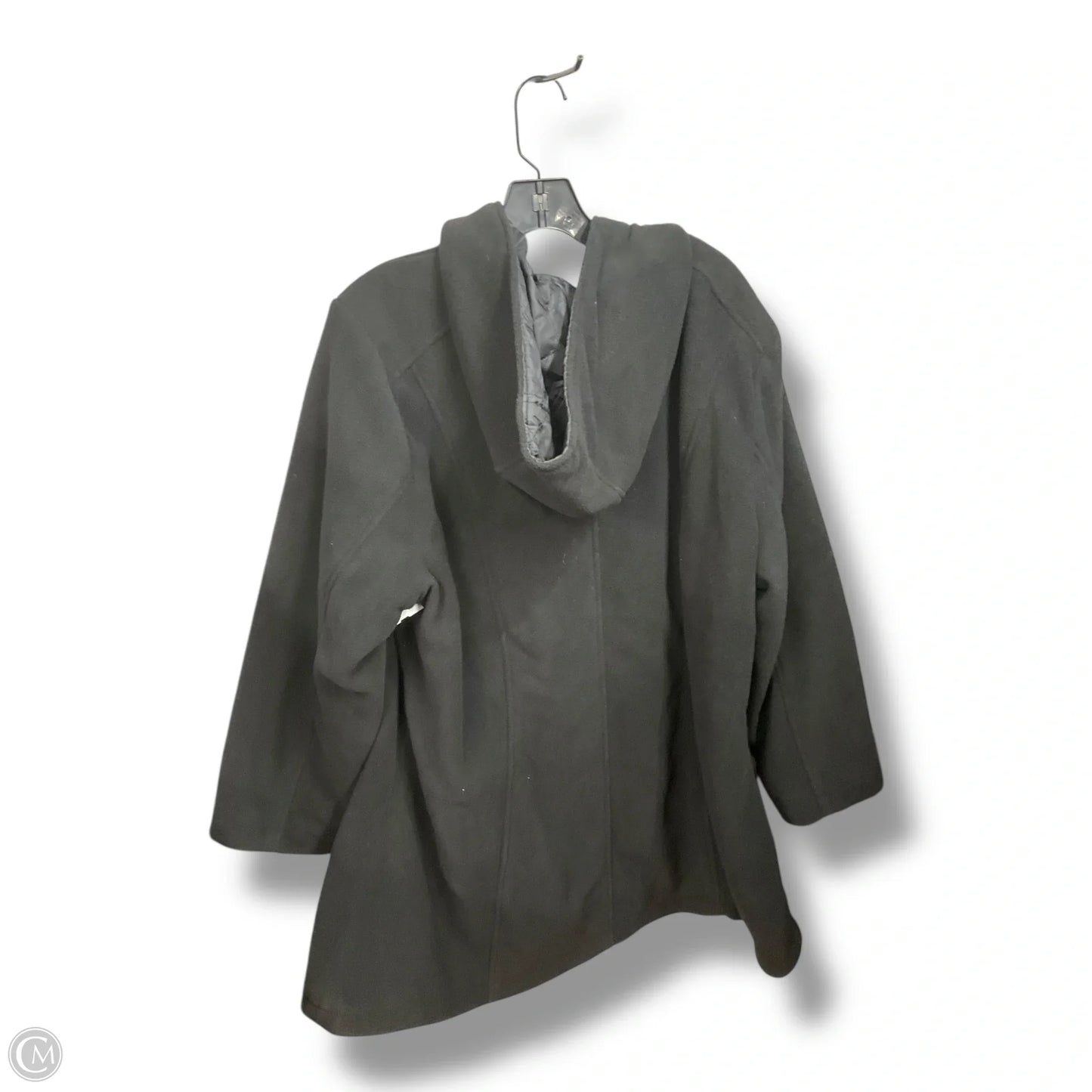 Coat Peacoat By Woman Within In Black, Size: 3x