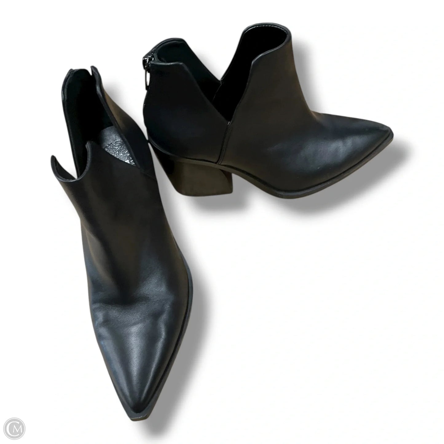 Boots Ankle Heels By Vince Camuto In Black, Size: 8