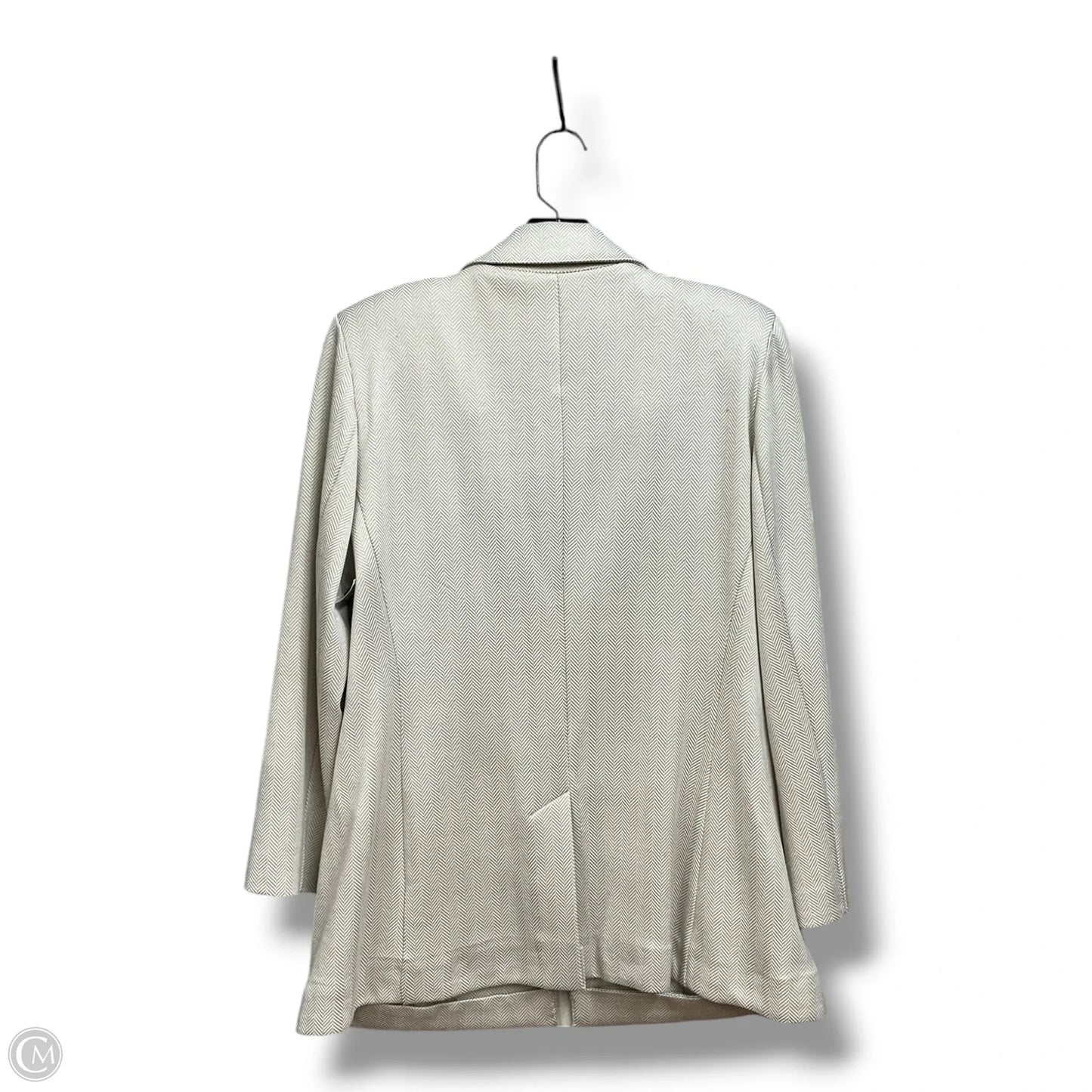 Blazer By Calvin Klein In Beige, Size: L