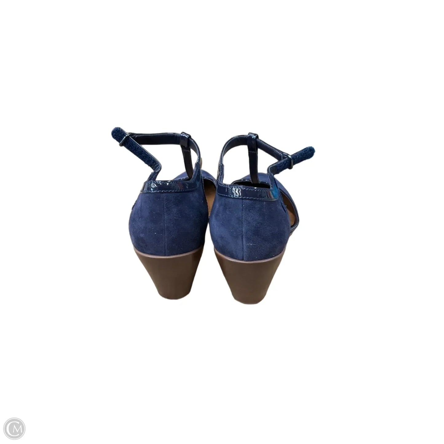 Shoes Heels Kitten By Easy Spirit In Blue, Size: 6.5