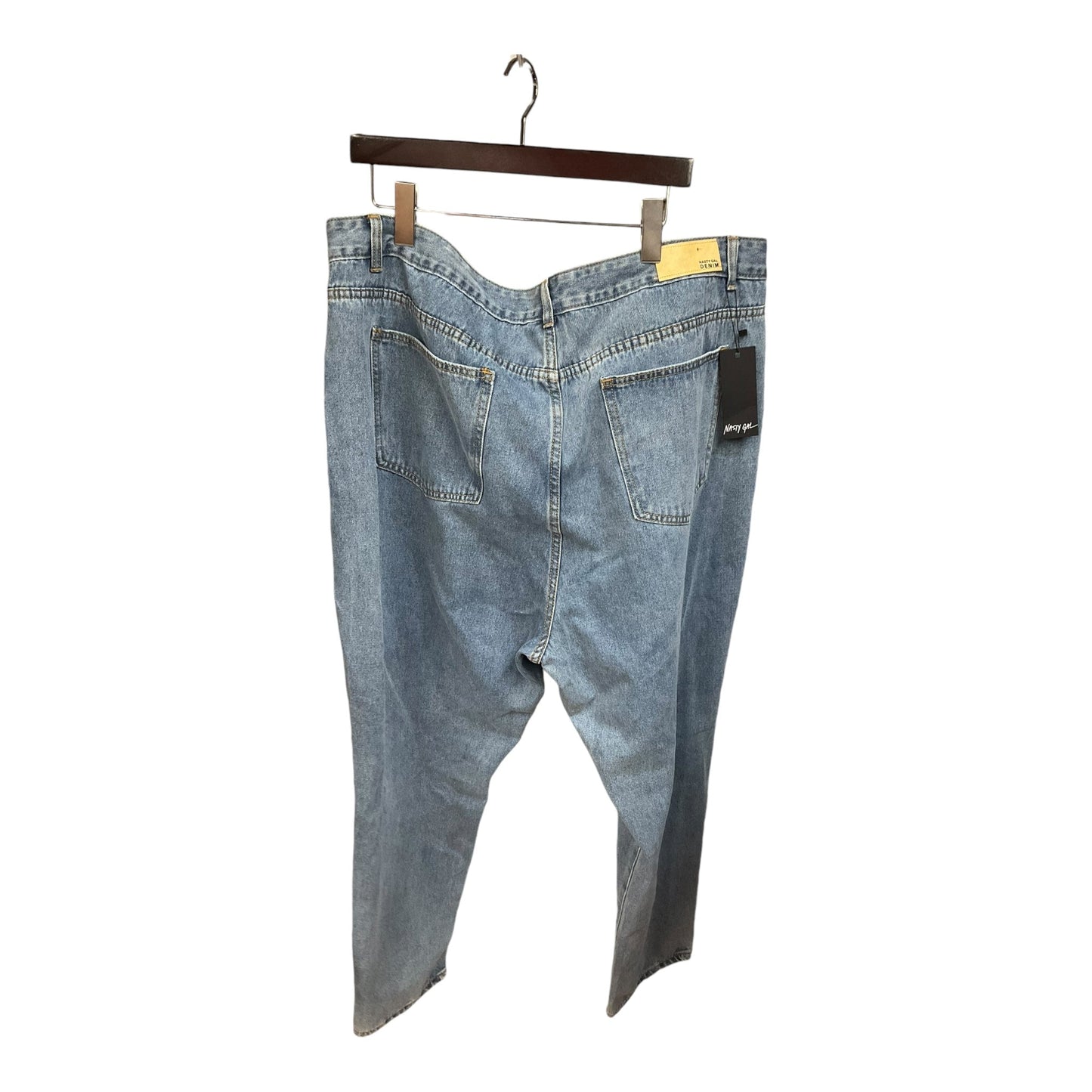 Jeans Boyfriend By Nasty Gal In Blue Denim, Size: 22