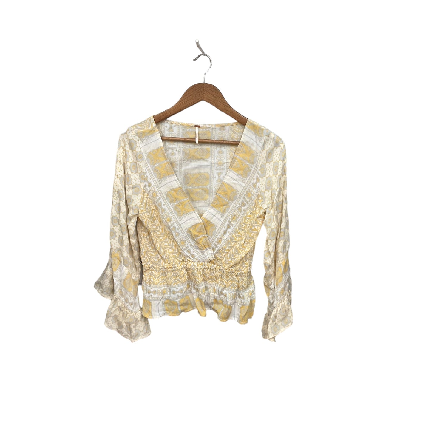 Blouse Long Sleeve By Free People Size: S