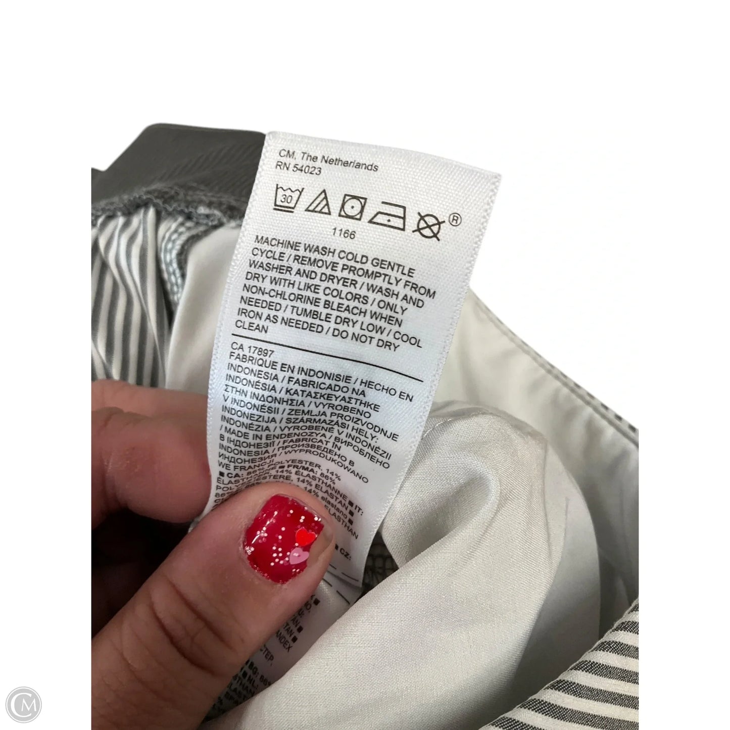 Athletic Pants By Athleta In Grey & White, Size: 3x