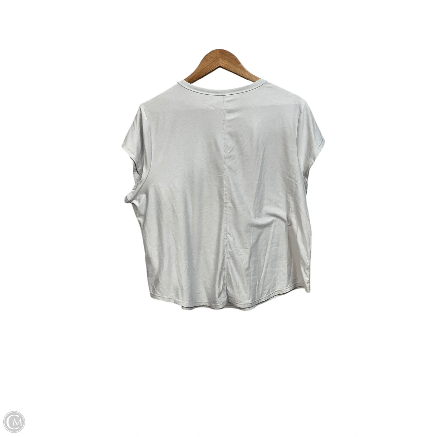 Athletic Top Short Sleeve By Old Navy In Grey, Size: Xl