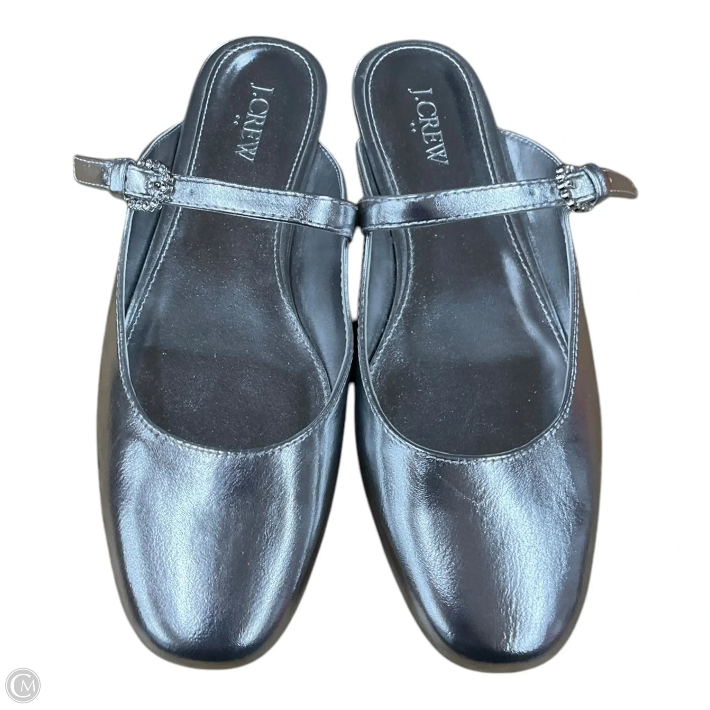 Shoes Flats By J. Crew In Silver, Size: 7.5