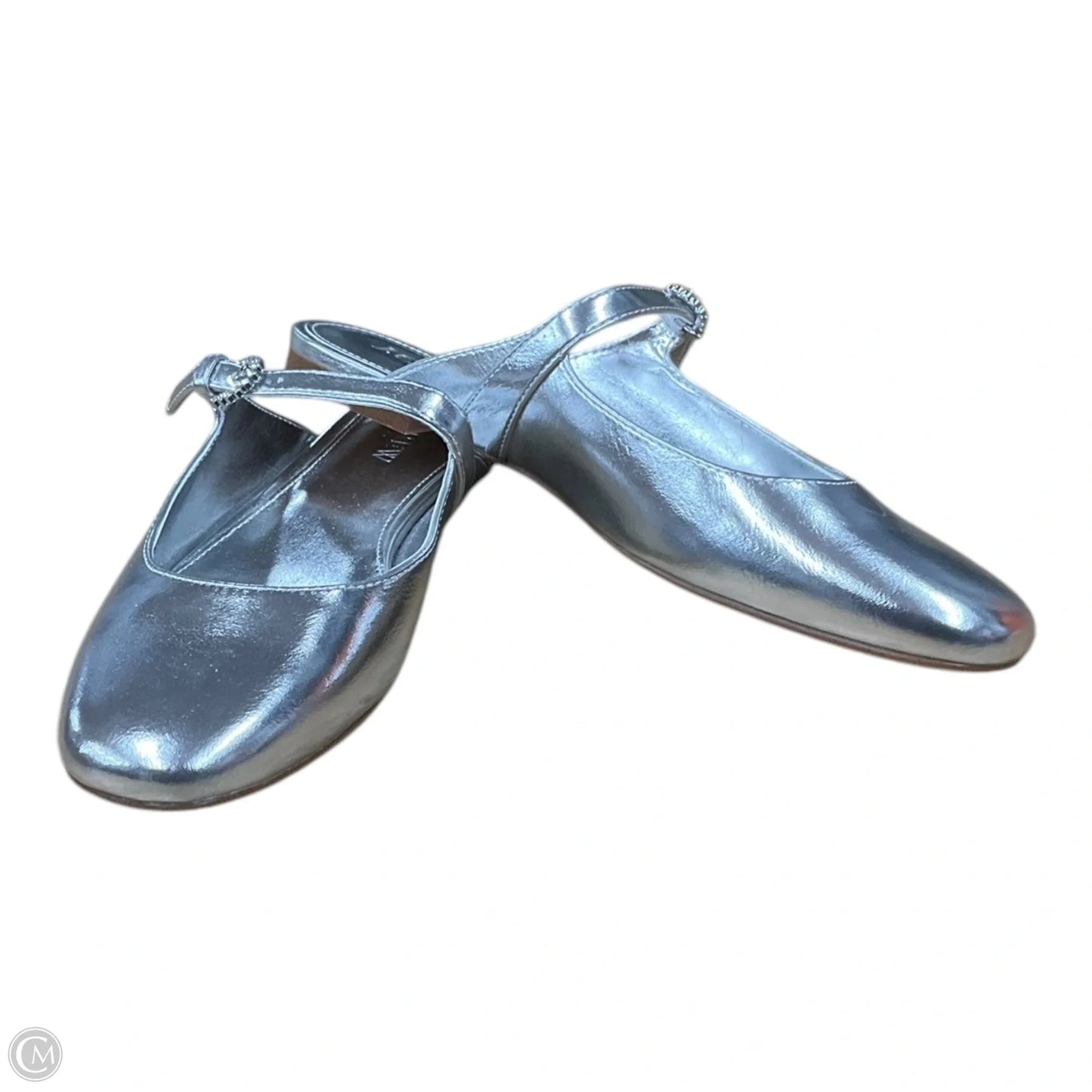 Shoes Flats By J. Crew In Silver, Size: 7.5