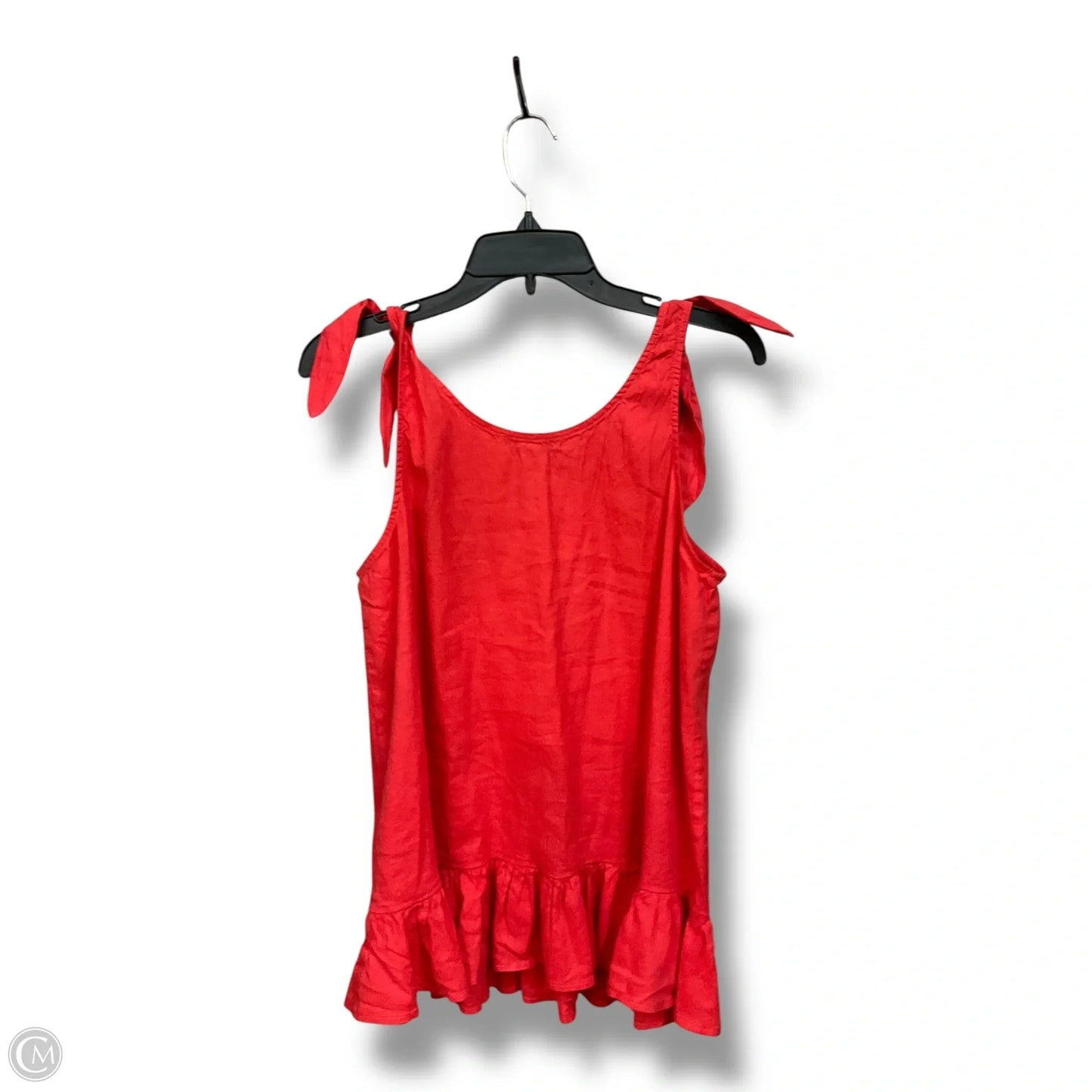 Top Sleeveless By Ro & De In Red, Size: M