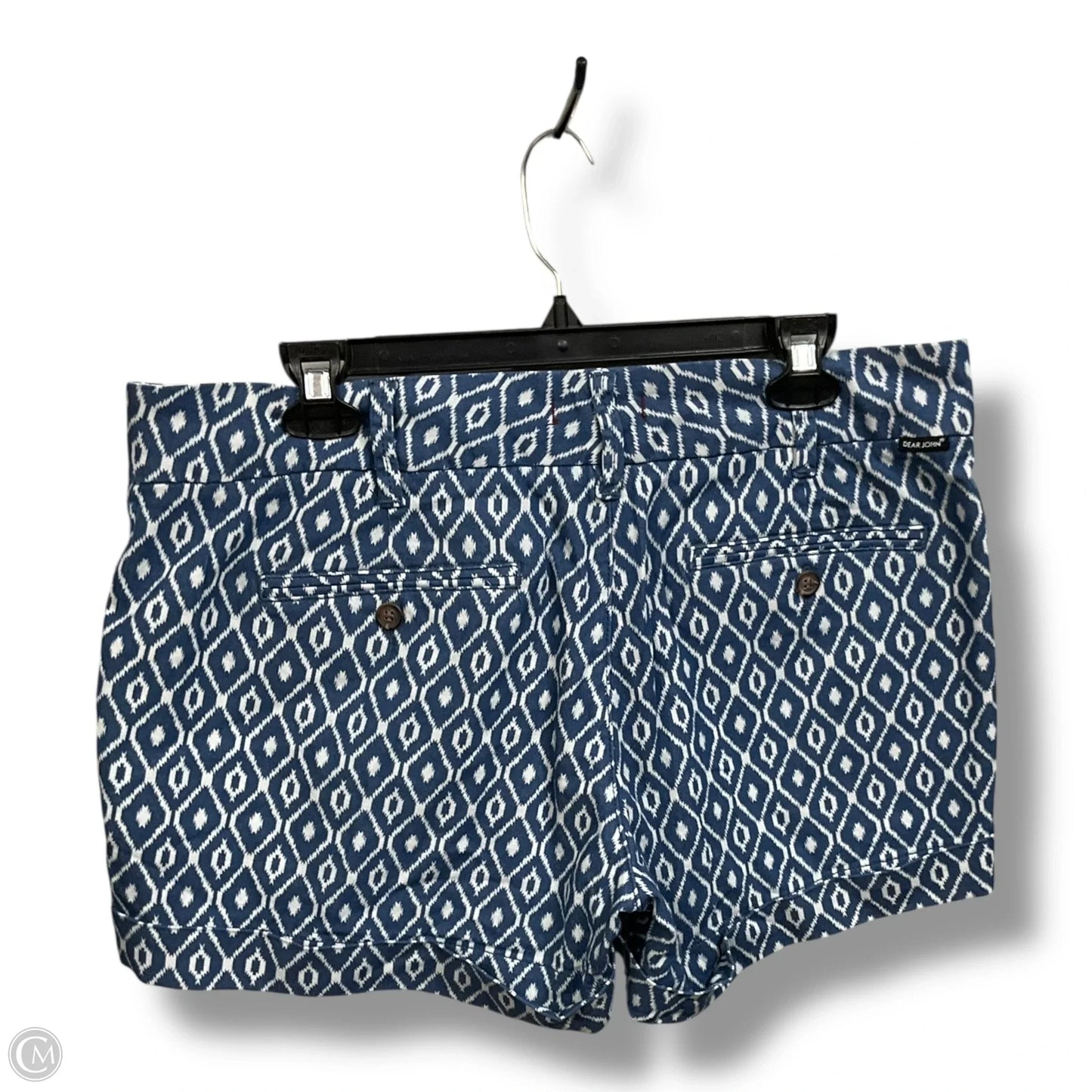 Shorts By Dear John In Blue & White, Size: 10