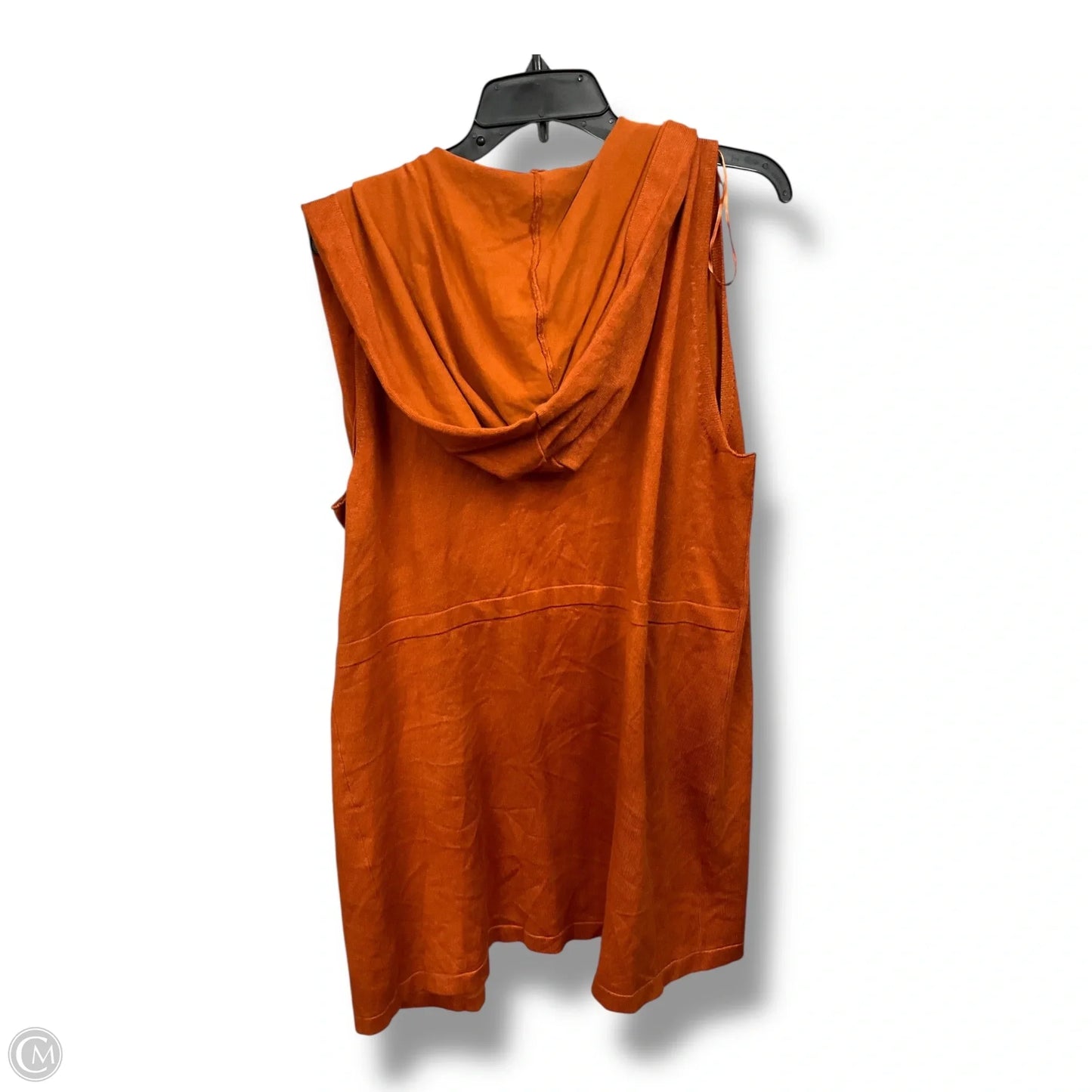 Vest Other By Cyrus Knits In Orange, Size: 1x