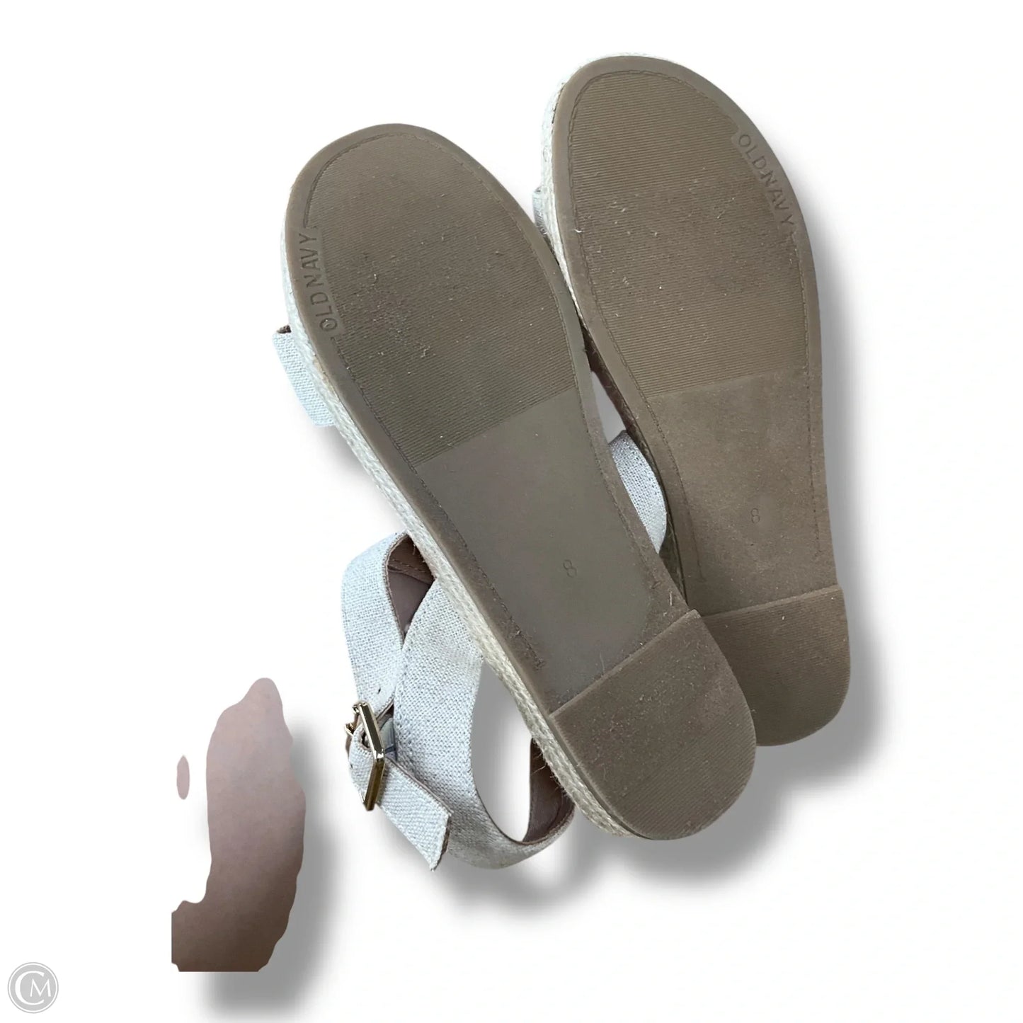 Sandals Heels Platform By Old Navy In Beige, Size: 8