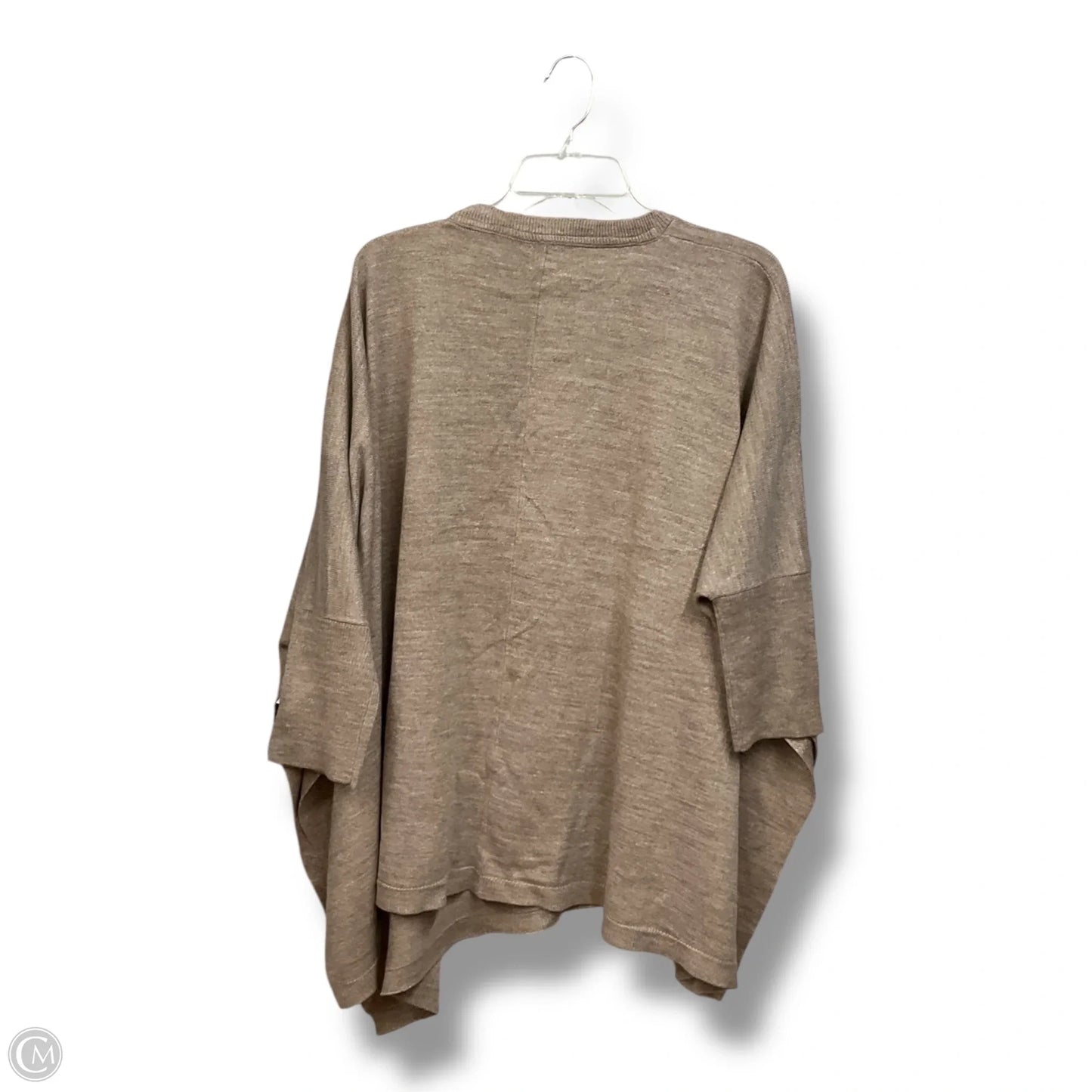 Poncho By A New Day In Taupe, Size: Osfm