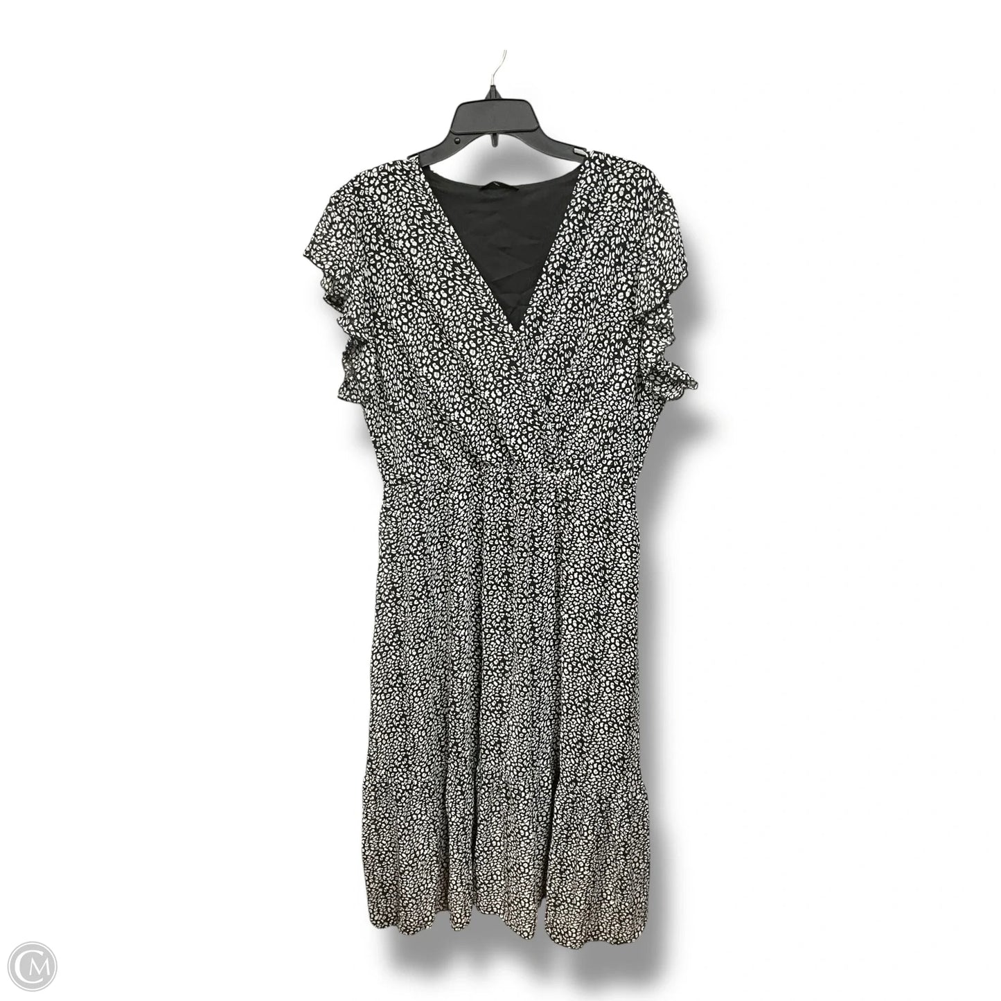 Dress Casual Maxi By Clothes Mentor In Black & White, Size: Xl
