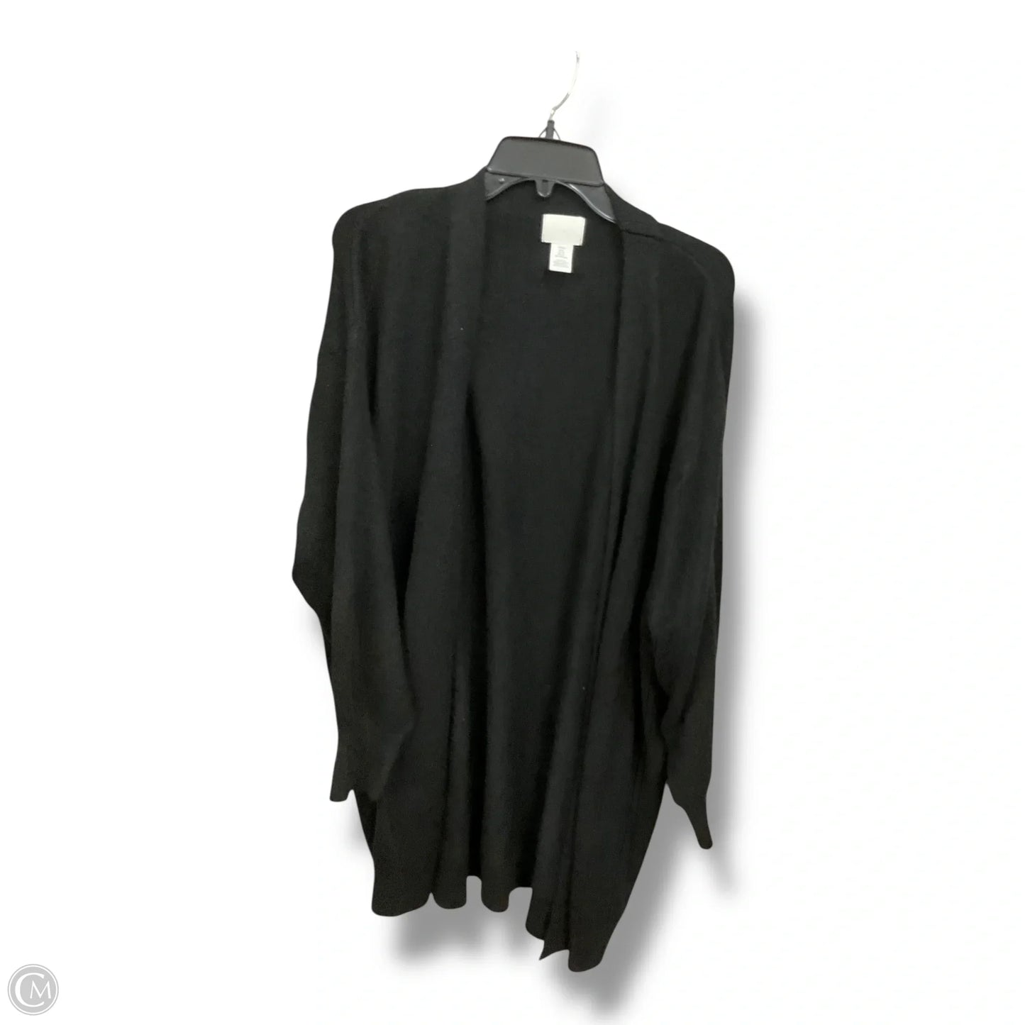 Sweater Cardigan By H&m In Black, Size: Xl