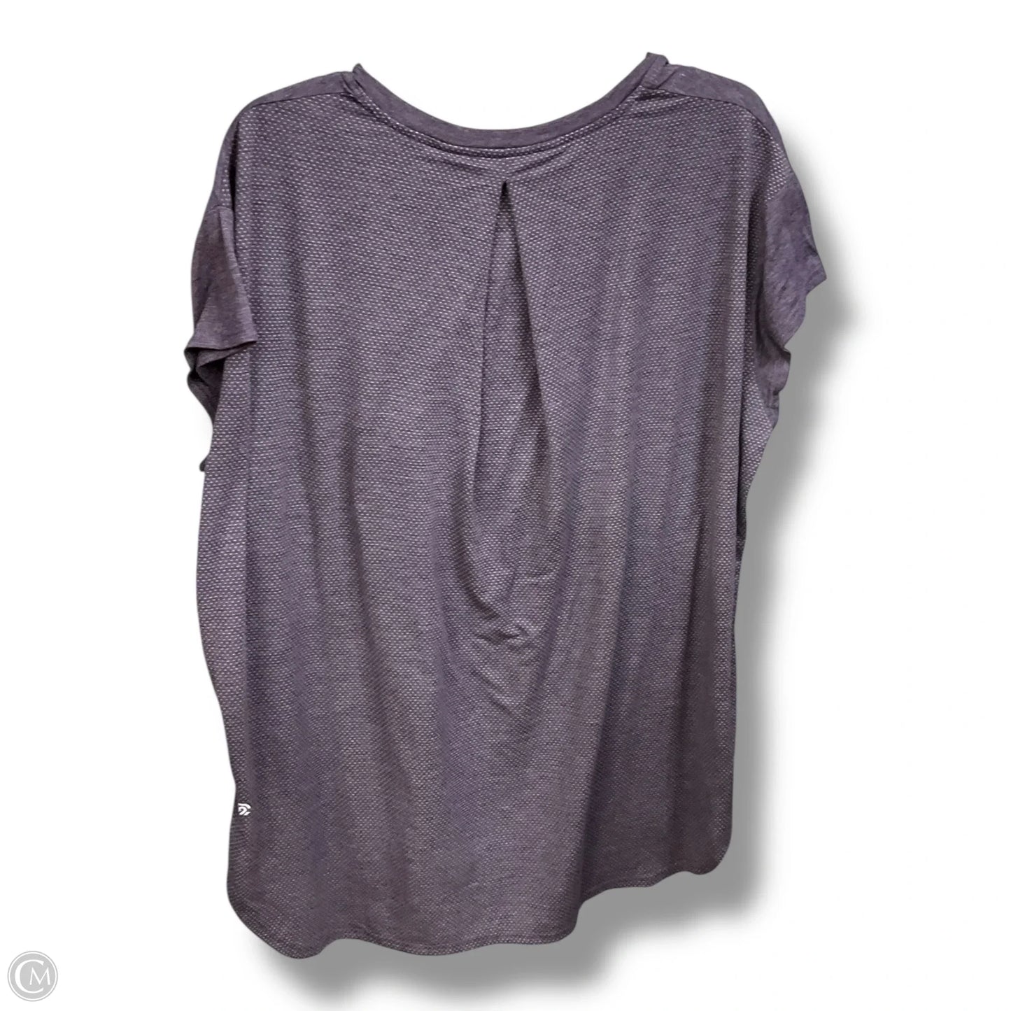 Athletic Top Short Sleeve By Champion In Purple, Size: Xxl