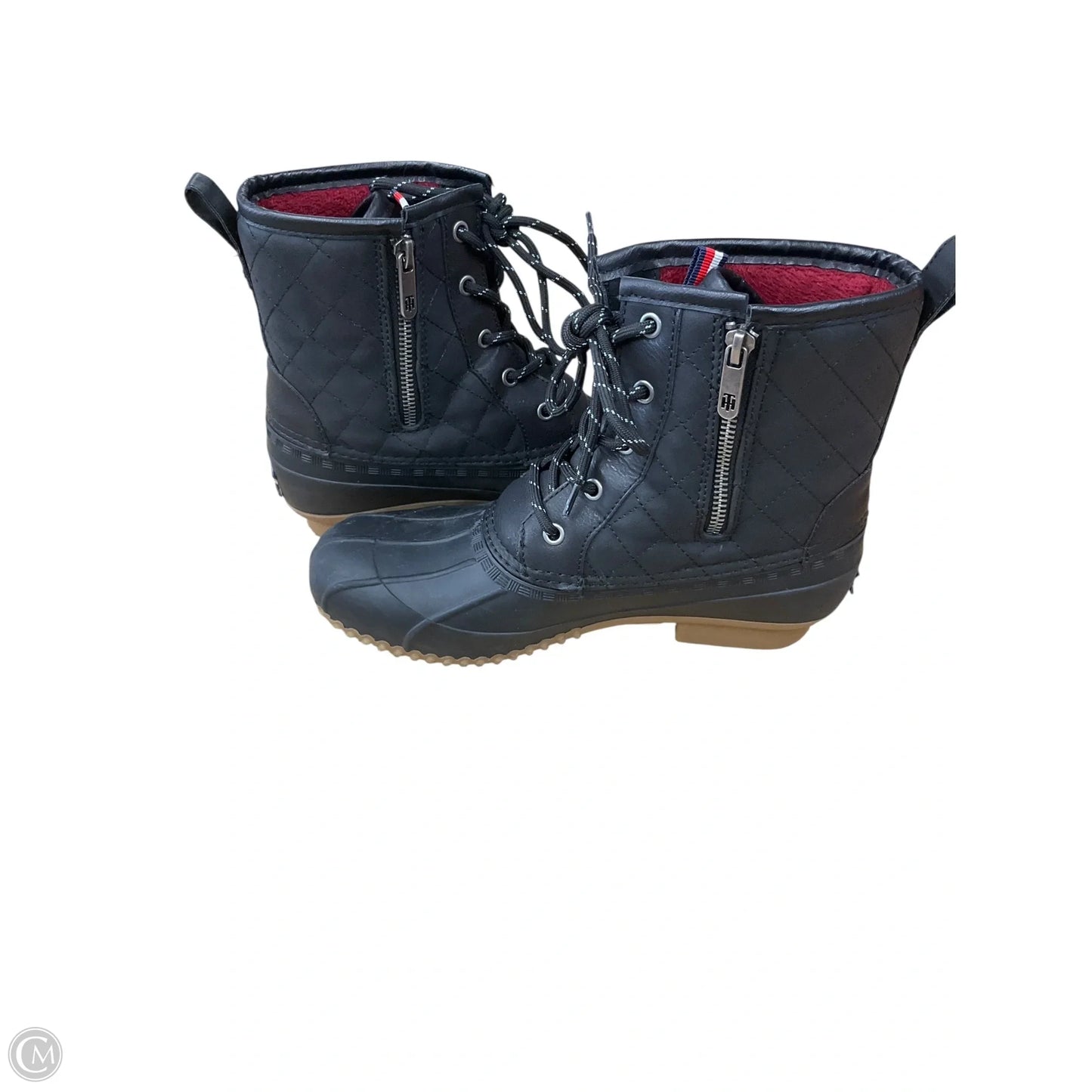 Boots Snow By Tommy Hilfiger In Black, Size: 8