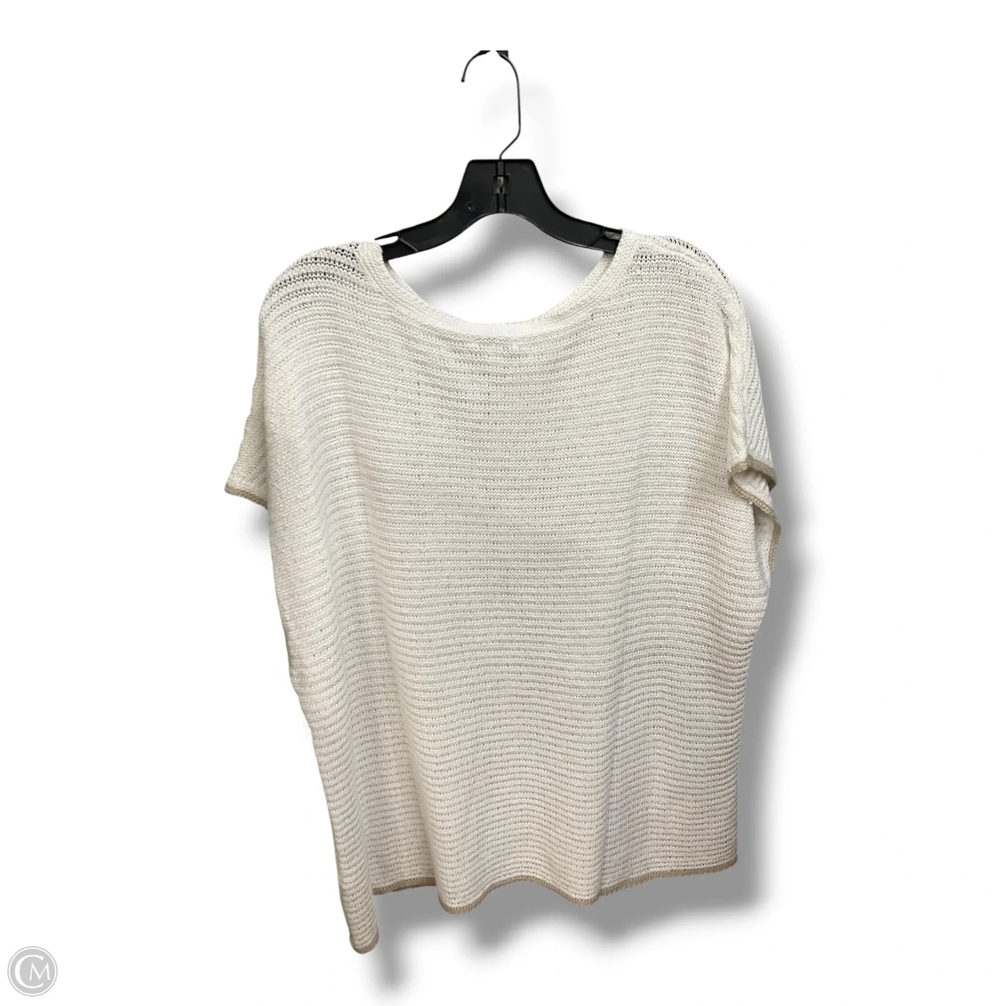 Sweater Short Sleeve By Pure Jill In White, Size: Xl
