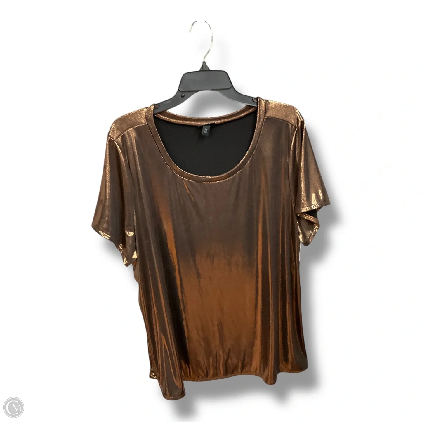Top Short Sleeve By Torrid In Copper, Size: 3x