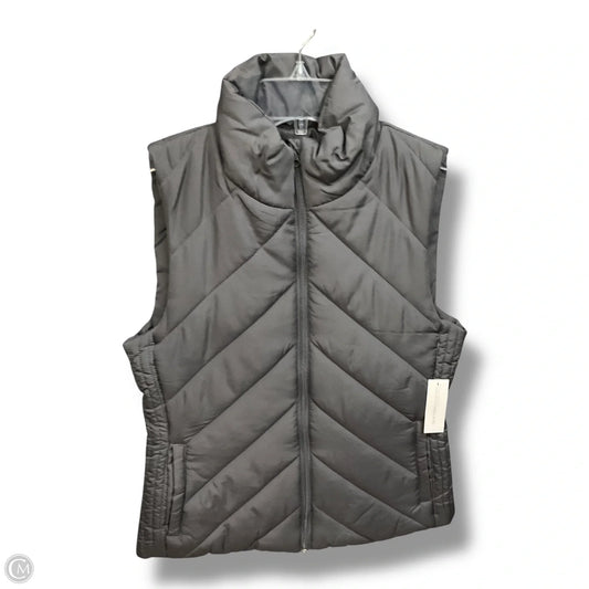 Vest Puffer & Quilted By New York And Co In Grey, Size: S