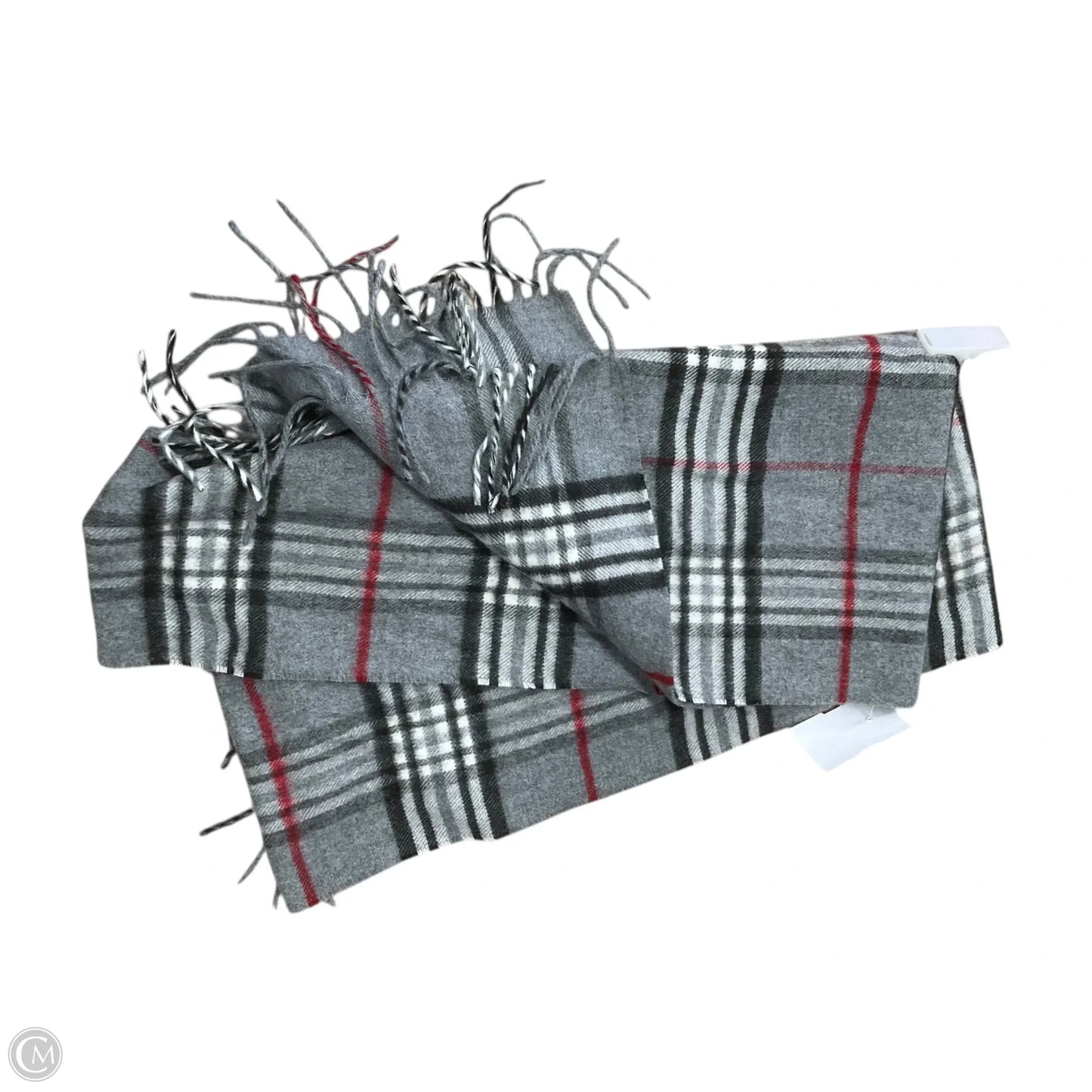 Scarf Winter By Clothes Mentor In Plaid Pattern