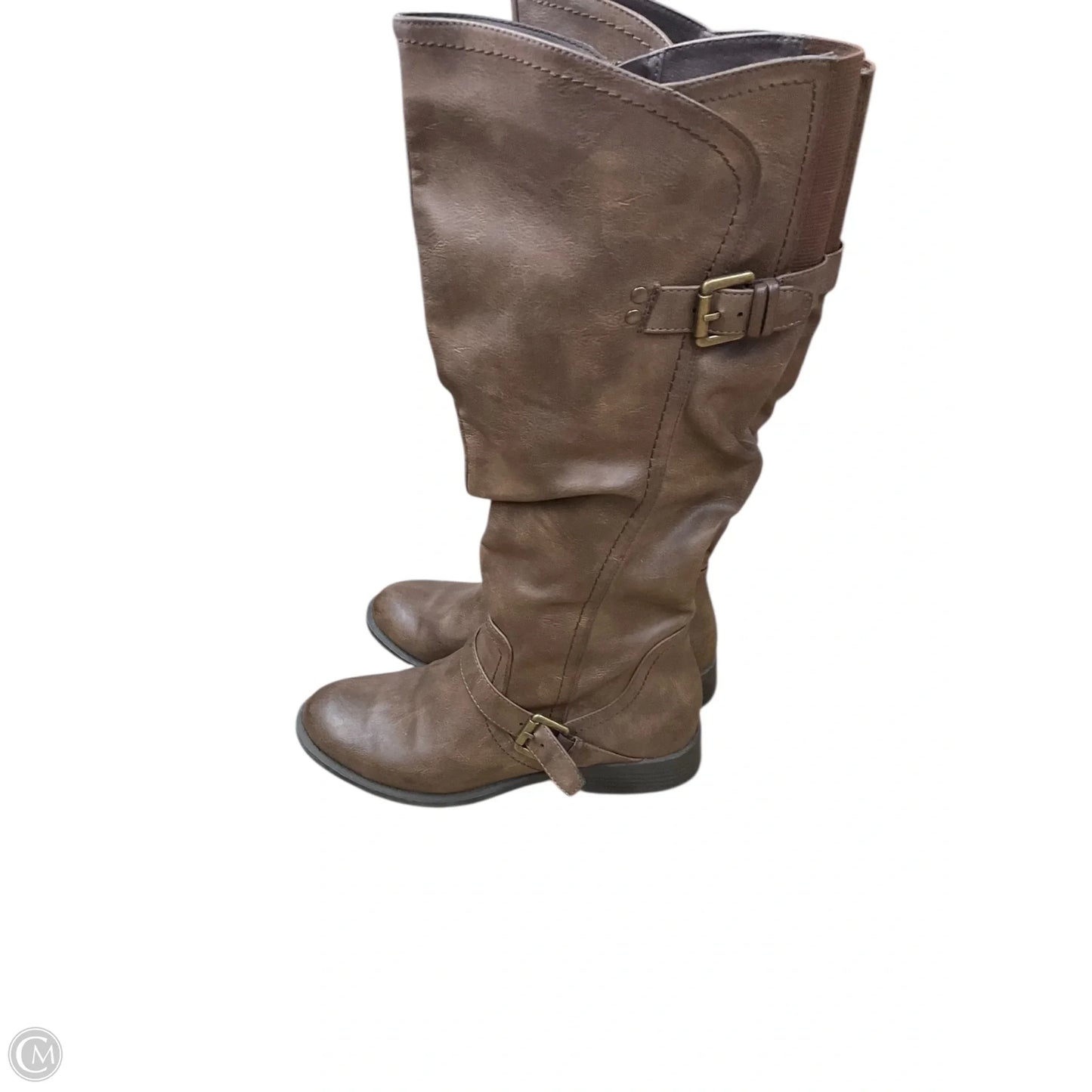 Boots Knee Flats By White Mountain In Brown, Size: 7.5