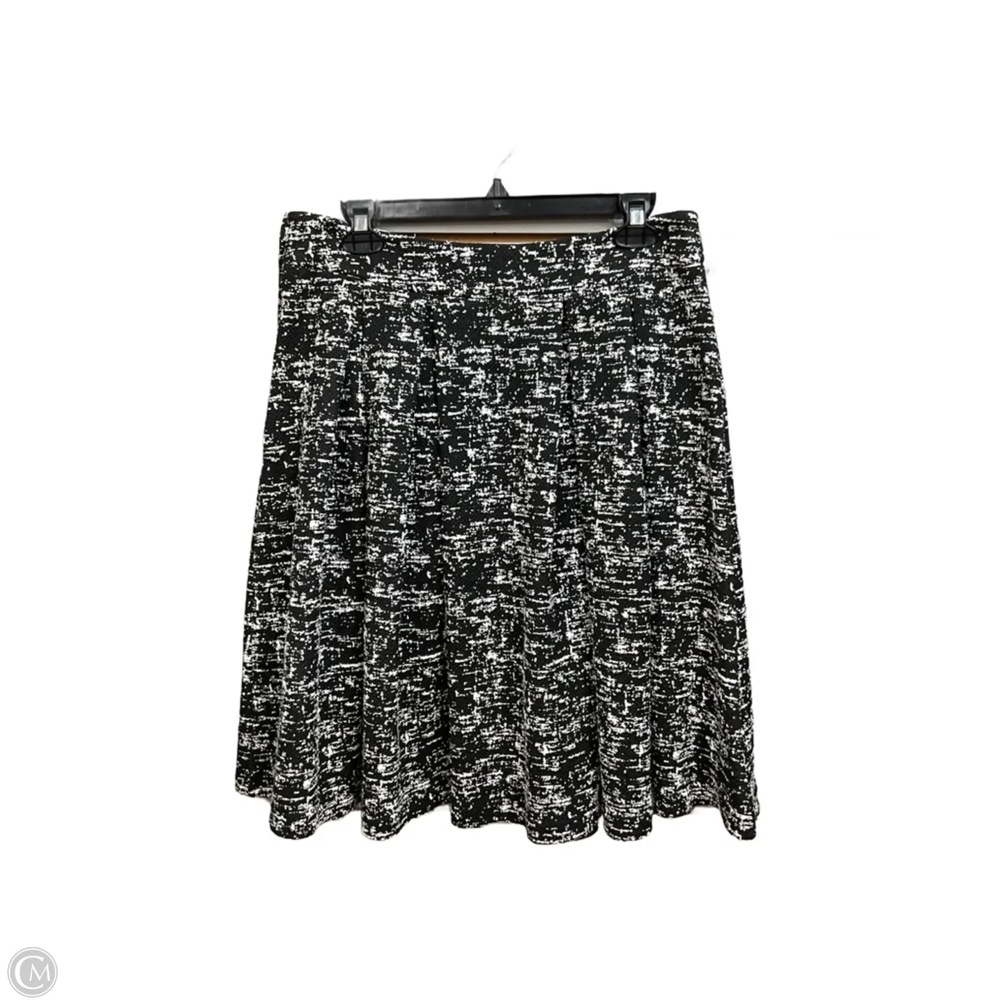 Skirt Designer By Karl Lagerfeld In Black & White, Size: 8