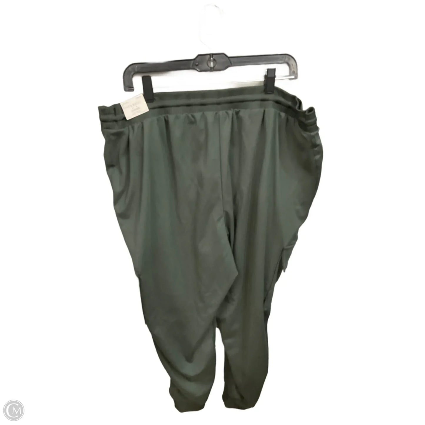 Athletic Pants By Zac And Rachel In Green, Size: 2x