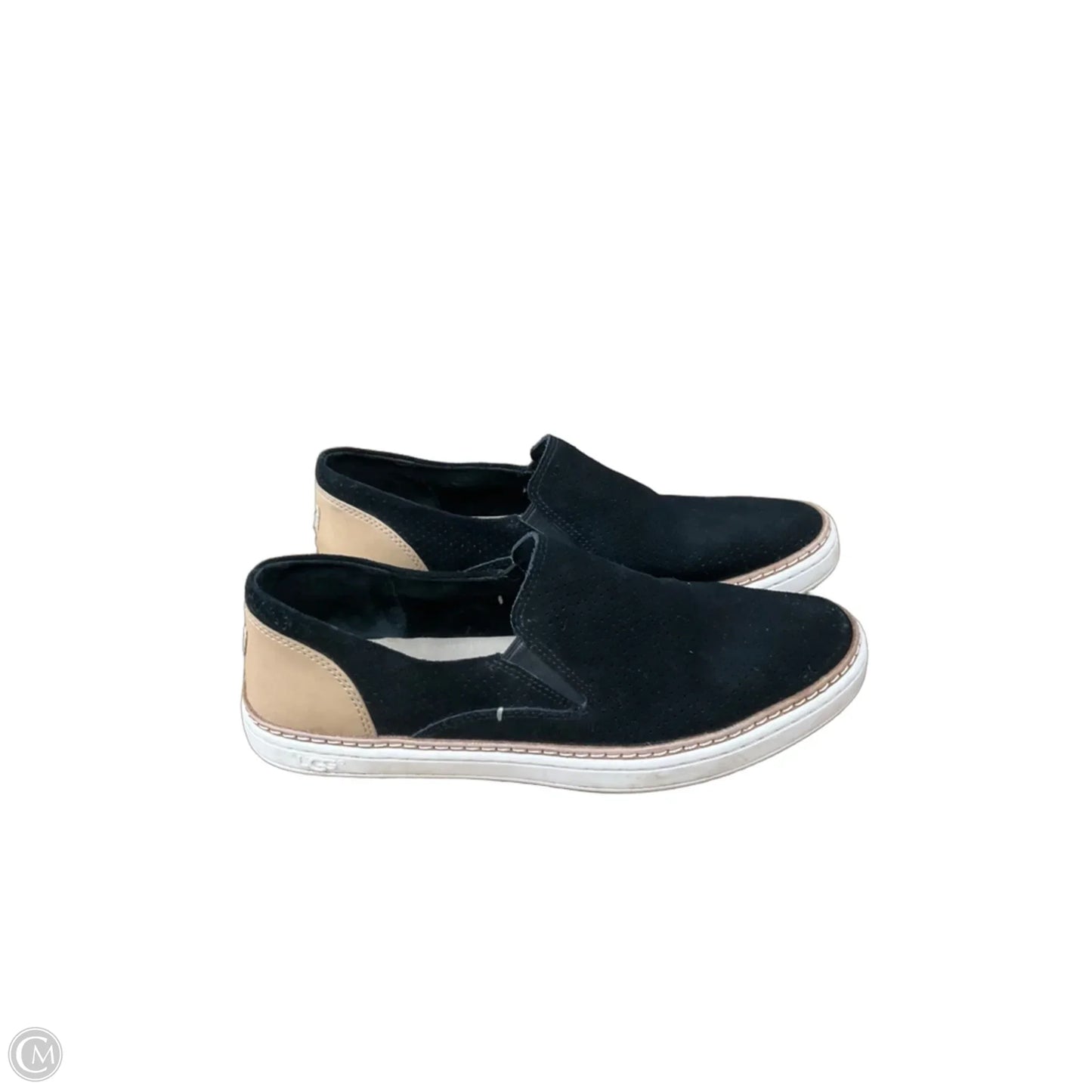 Shoes Designer By Ugg In Black & Tan, Size: 8