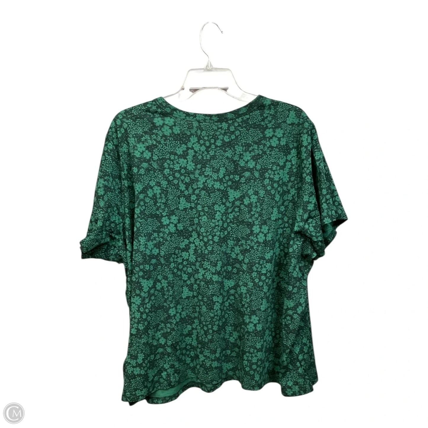 Top Short Sleeve By Old Navy In Green, Size: 3x