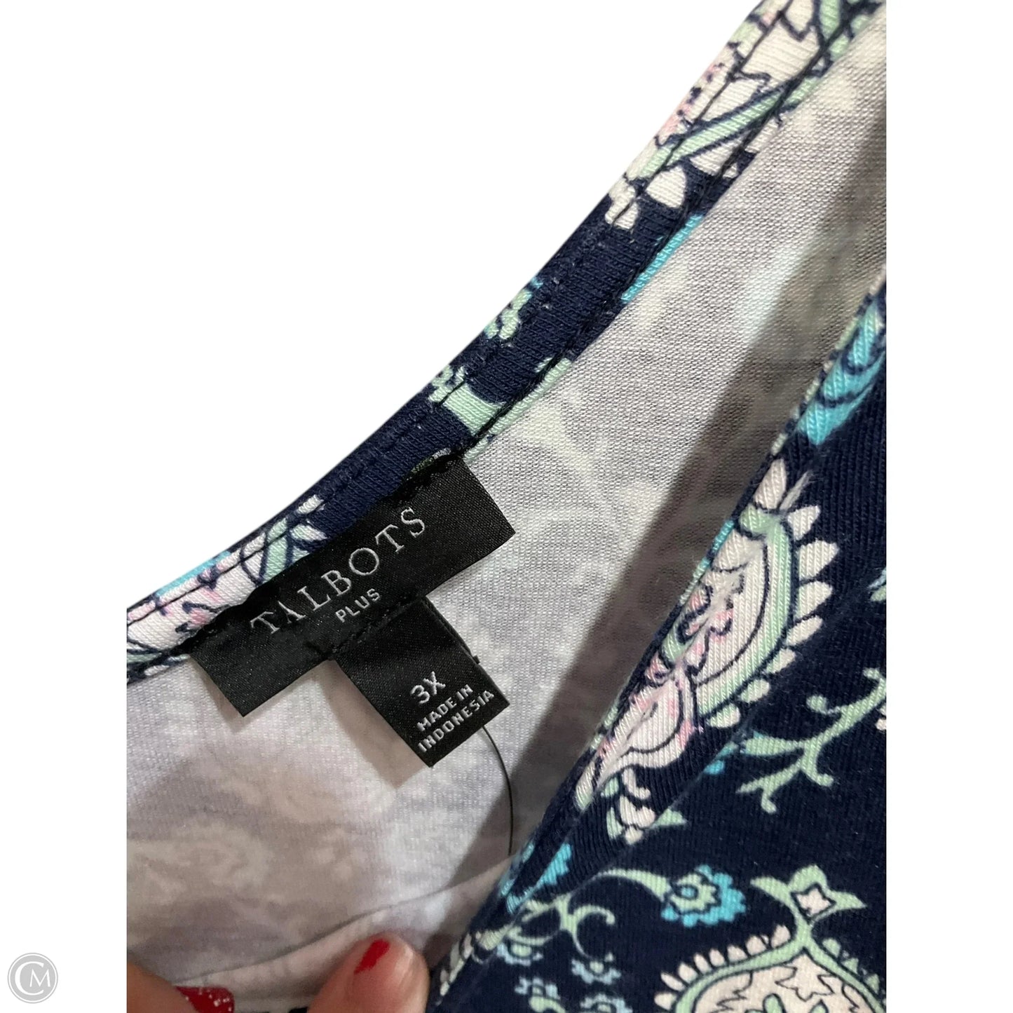 Dress Casual Maxi By Talbots In Paisley Print, Size: 3x