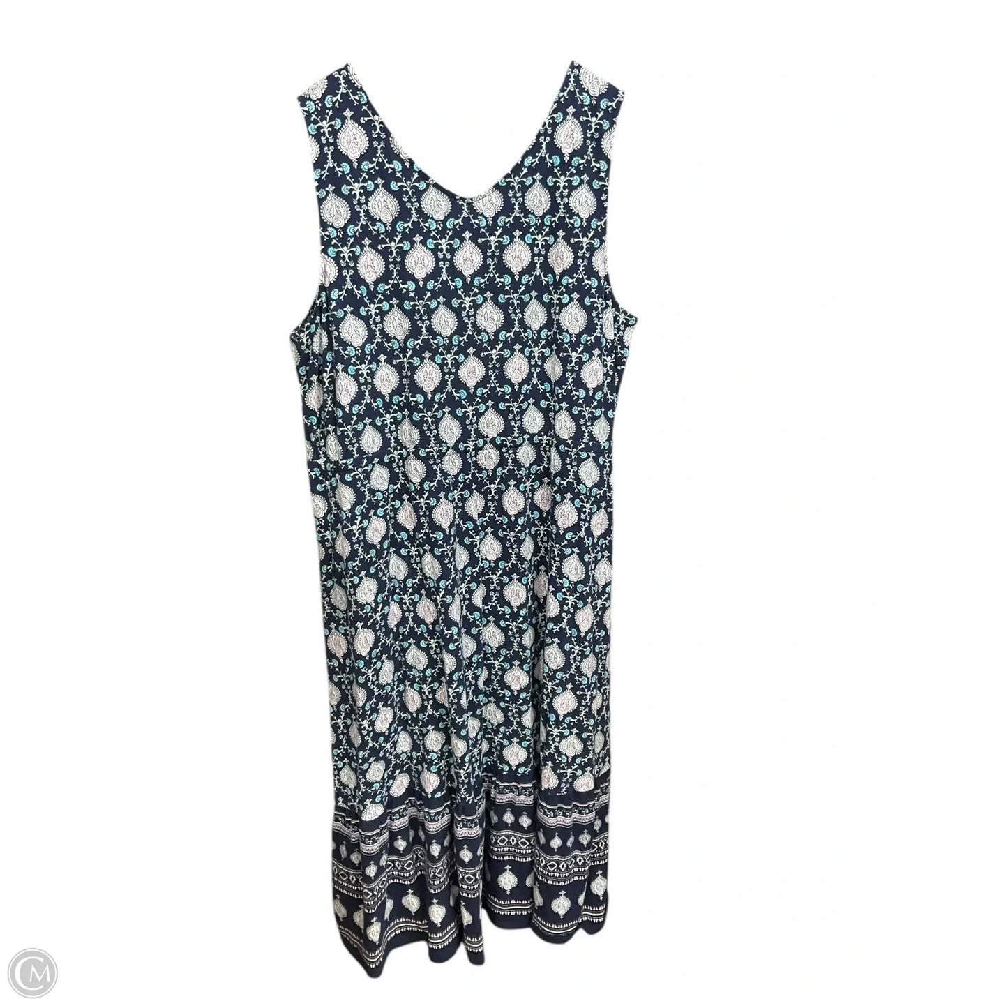 Dress Casual Maxi By Talbots In Paisley Print, Size: 3x