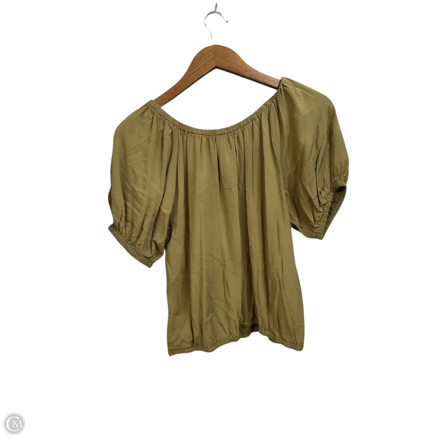 Top Short Sleeve By Bobeau In Green, Size: M