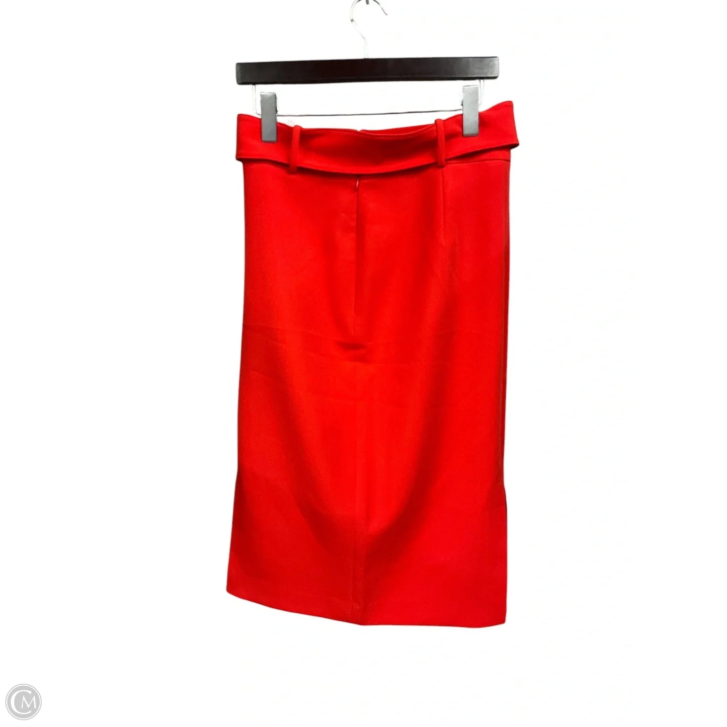 Skirt Midi By Nine West Apparel In Orange, Size: 8