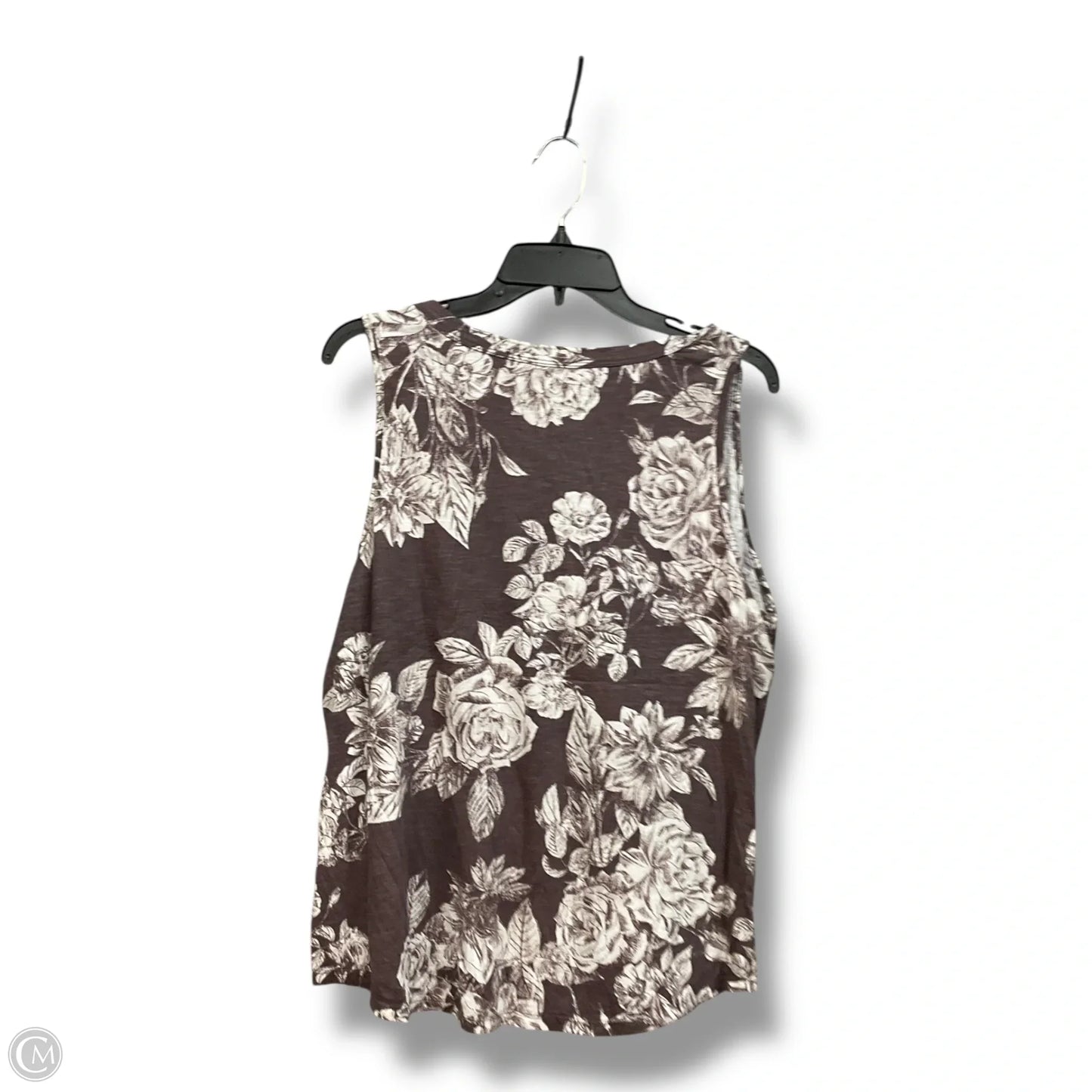 Tank Top By Clothes Mentor In Brown, Size: 1x