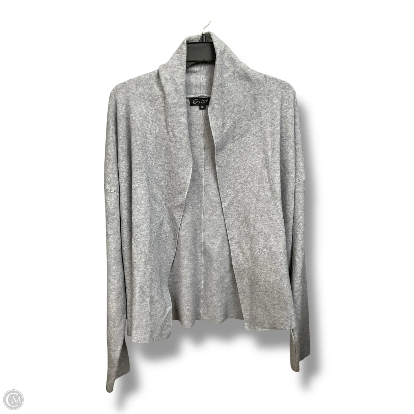 Cardigan By Clothes Mentor In Grey, Size: Xl