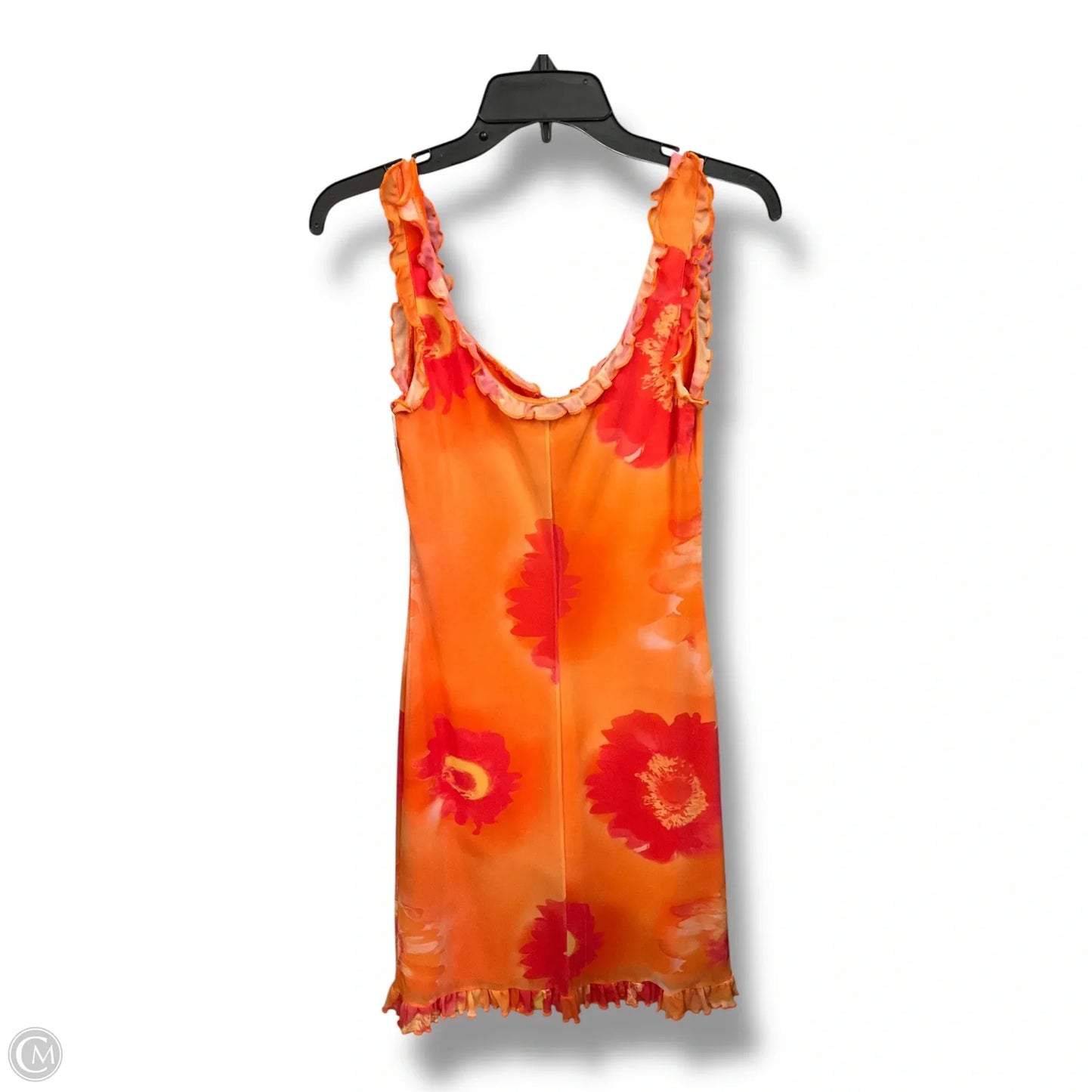 Dress Casual Midi By Clothes Mentor In Orange, Size: M