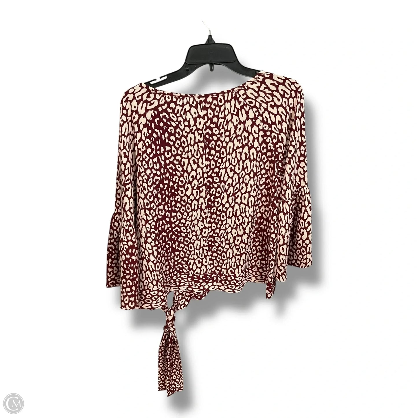 Top Long Sleeve By Michael By Michael Kors In Multi-colored, Size: M
